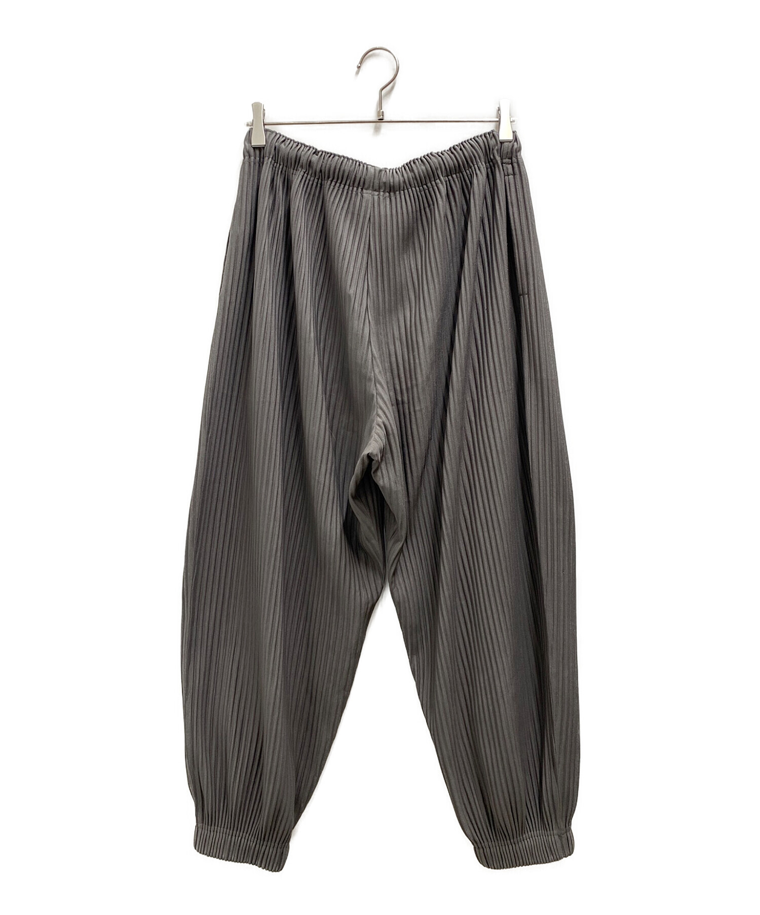 ISSEY MIYAKE オムプリッセイッセイミヤケ パンツ グレー 2（HOMME 
