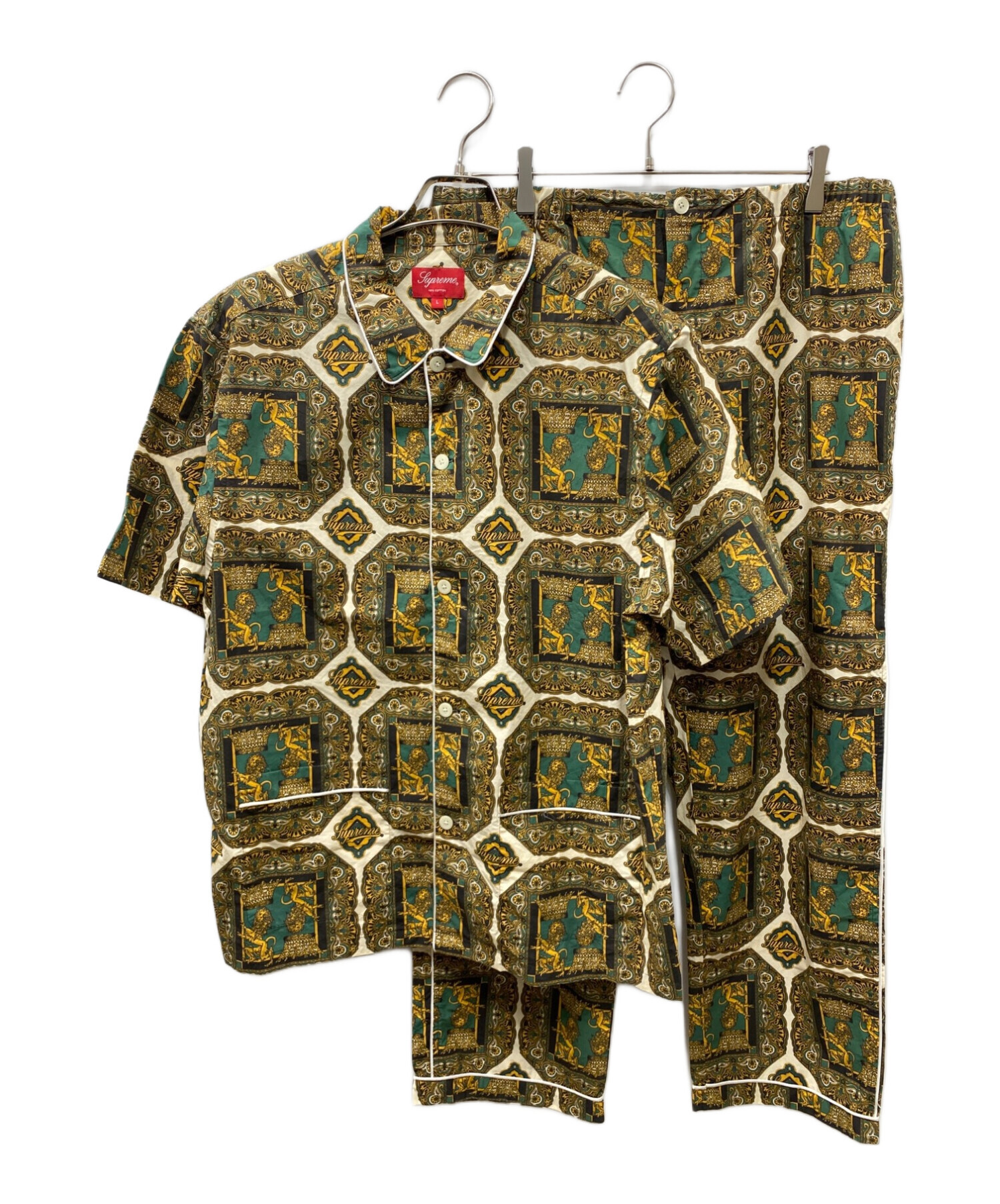 中古・古着通販】Supreme (シュプリーム) Regency Pajama Set イエロー  