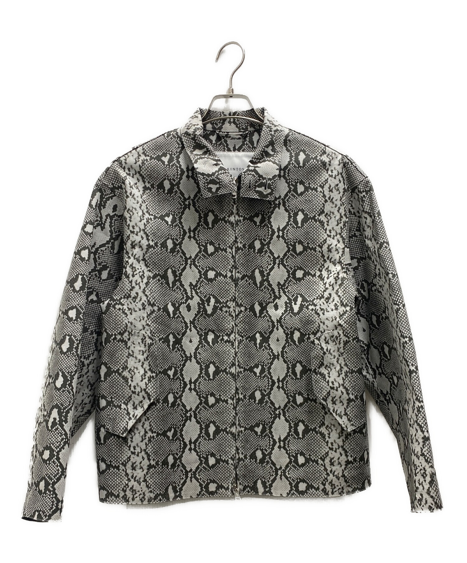 MACKINTOSH/マッキントッシュ × HYKE パイソン柄チェスター