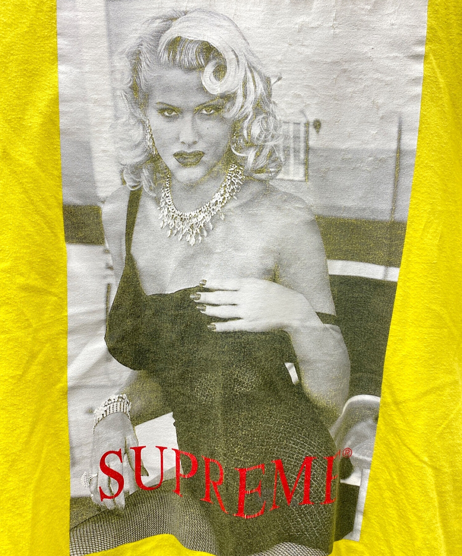 シュプリーム Anna Nicole Smith Tee ナチュラルL｜トップス