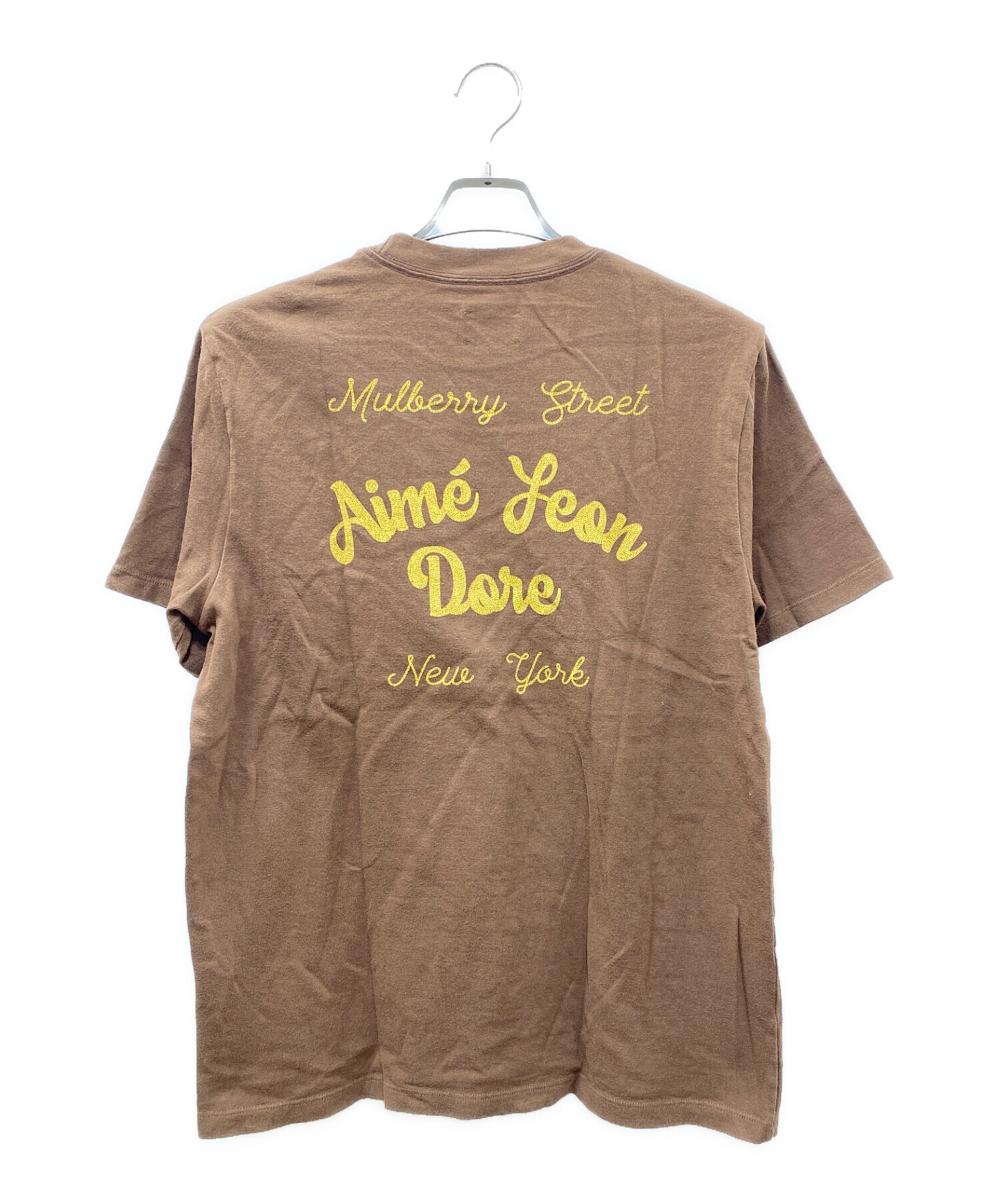 中古・古着通販】Aime Leon Dore (エメレオンドレ) Tシャツ ブラウン 