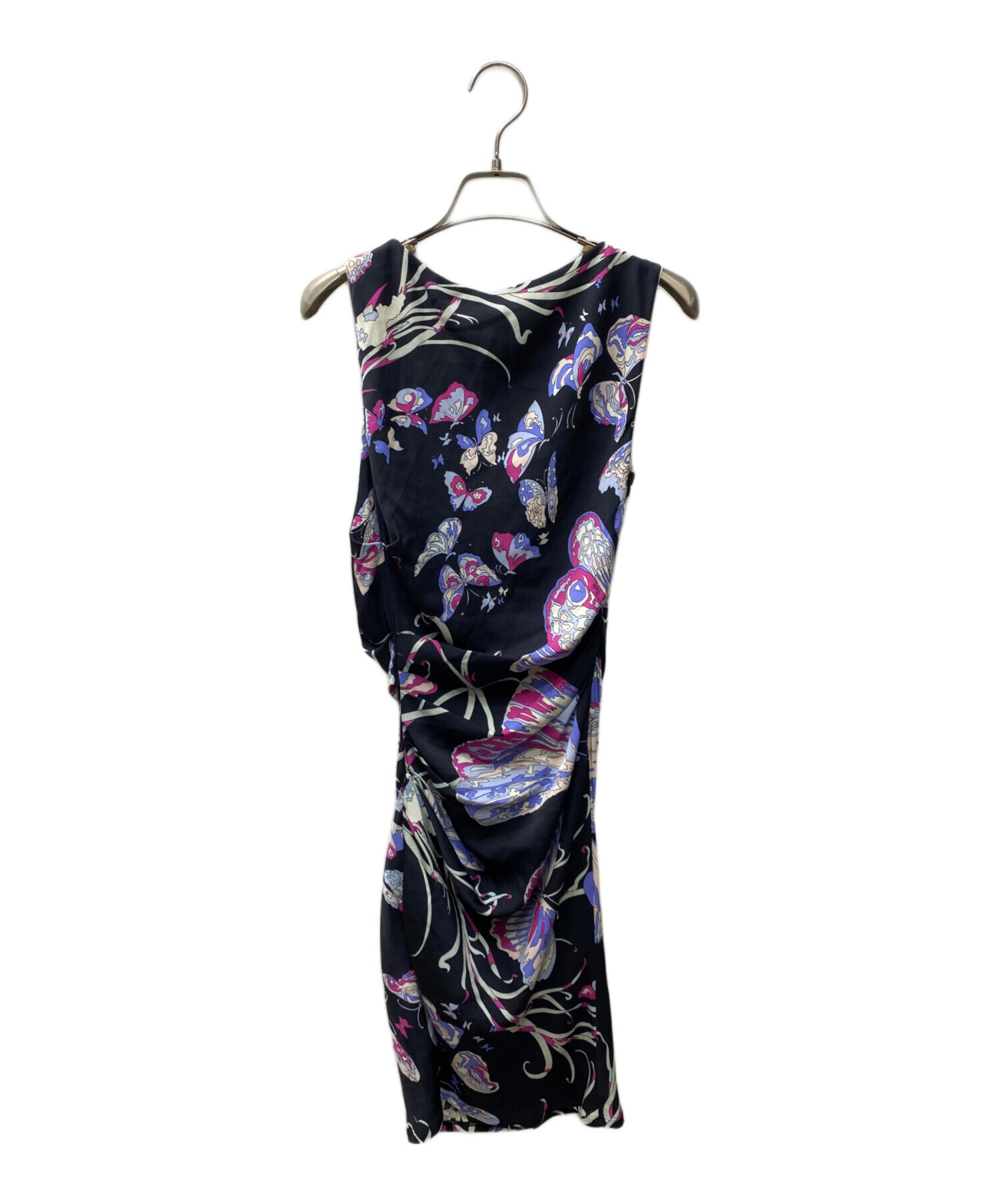 中古・古着通販】Emilio Pucci (エミリオ プッチ) 総柄N/Sワンピース 