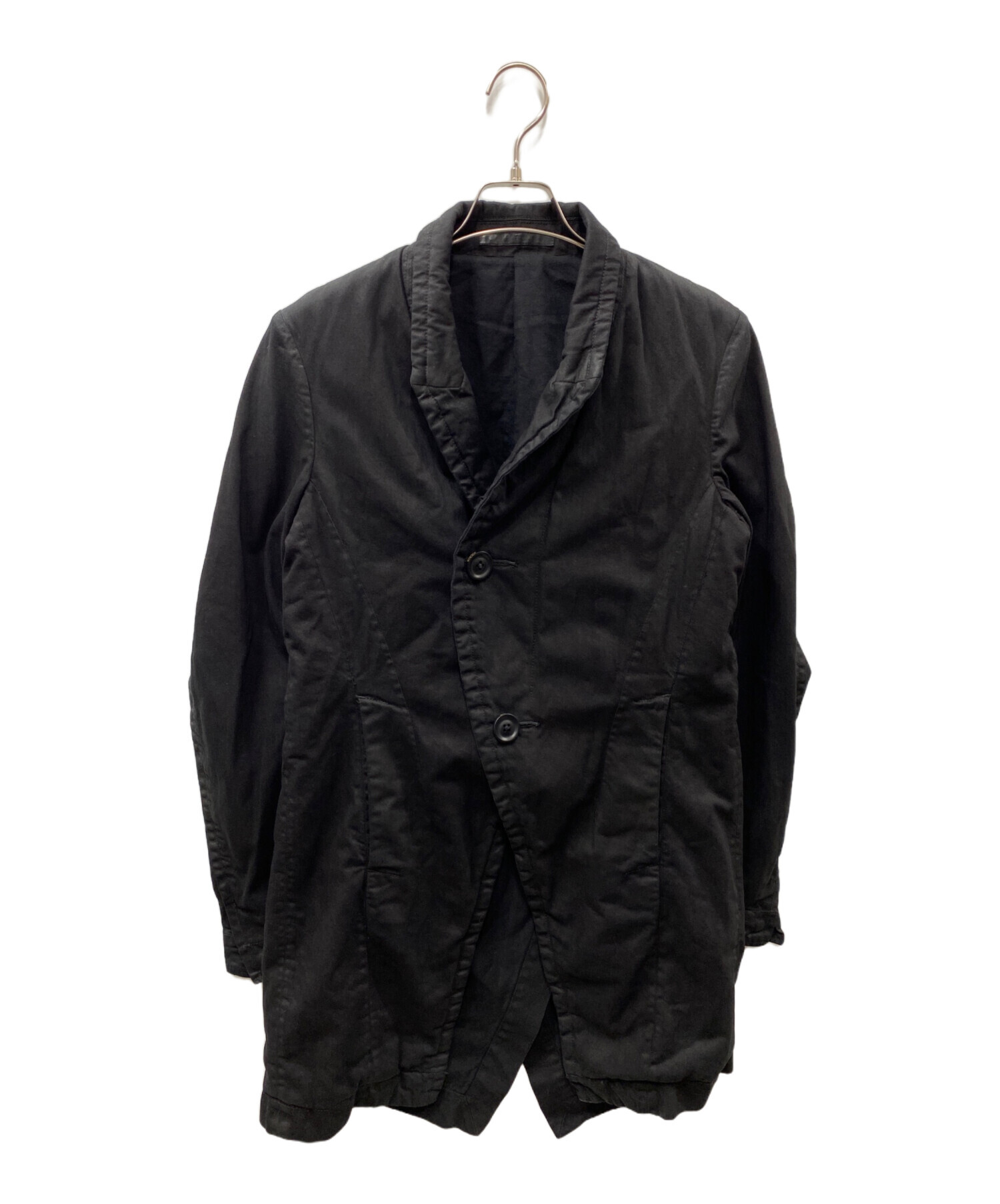 中古・古着通販】JULIUS (ユリウス) ミリタリーコート ブラック サイズ 