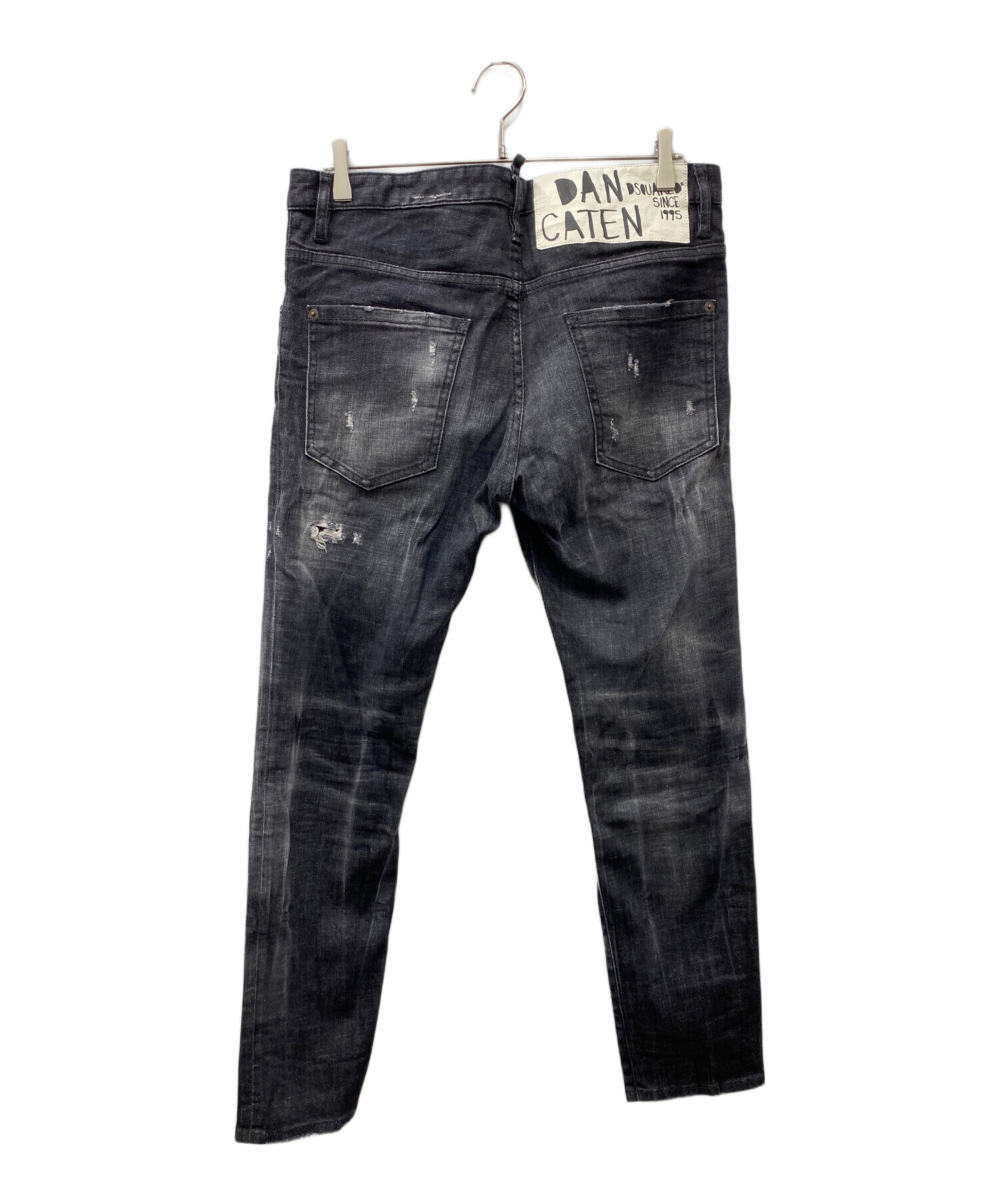 DSQUARED2 DAN CATEN ブラックデニム DSQUARED2 DAN CATEN ブラックデニム