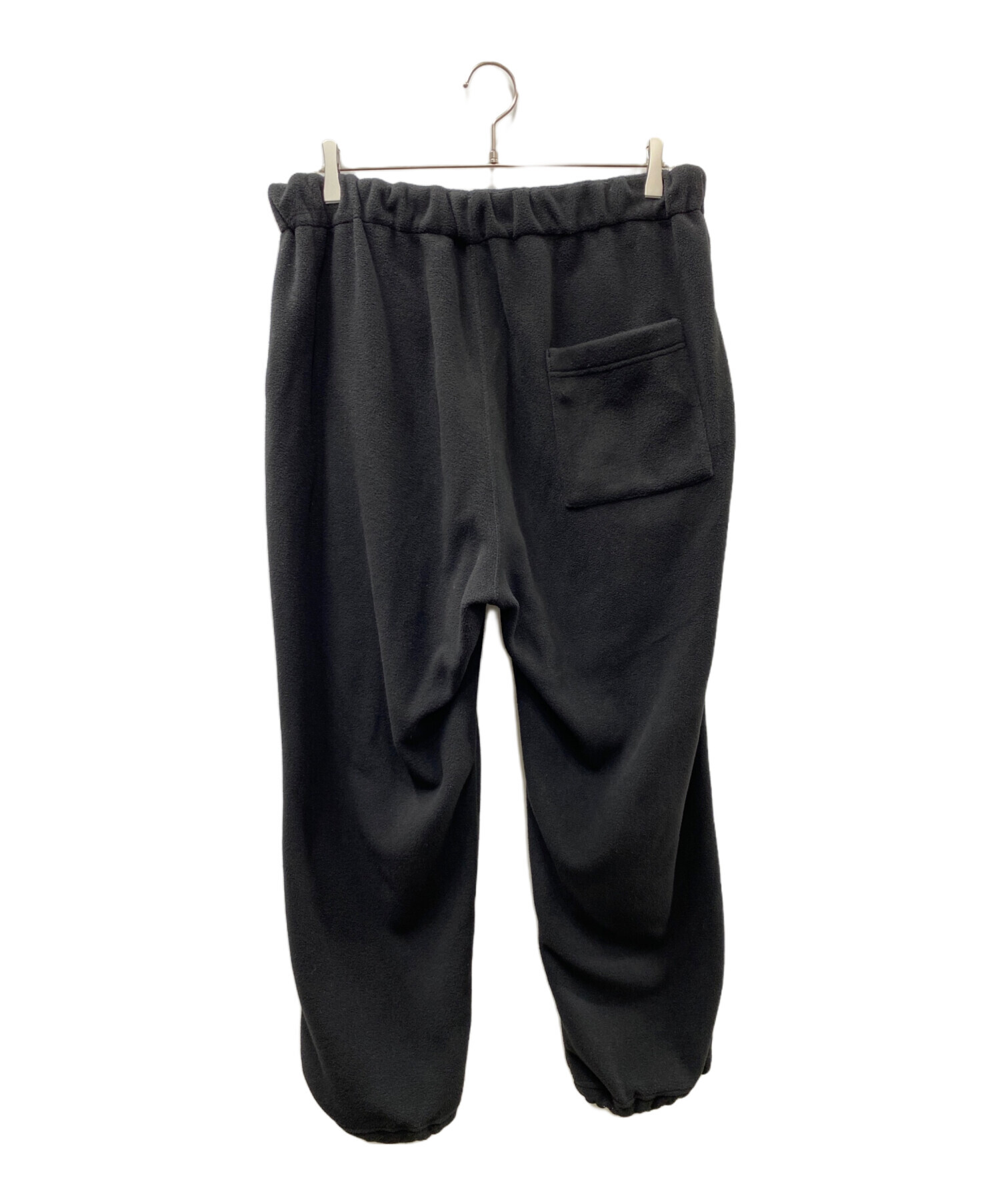 中古・古着通販】SEESEE (シーシー) フリースイージーパンツ ブラック