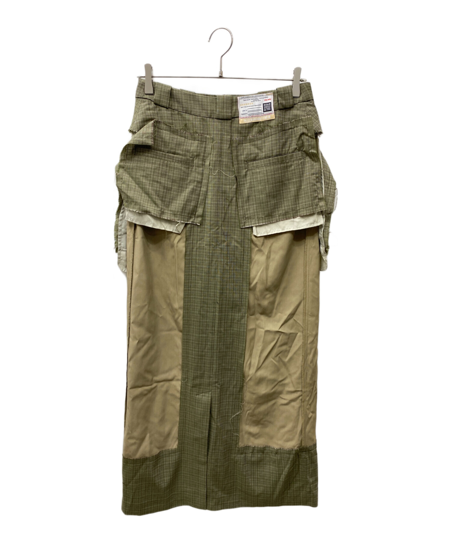 ミハラヤスヒロ ウィルトン織り ボンテージ スカート付きパンツ MIHARA ミハラヤスヒロ ウィルトン織り ボンテージ スカート付きパンツ MIHARA