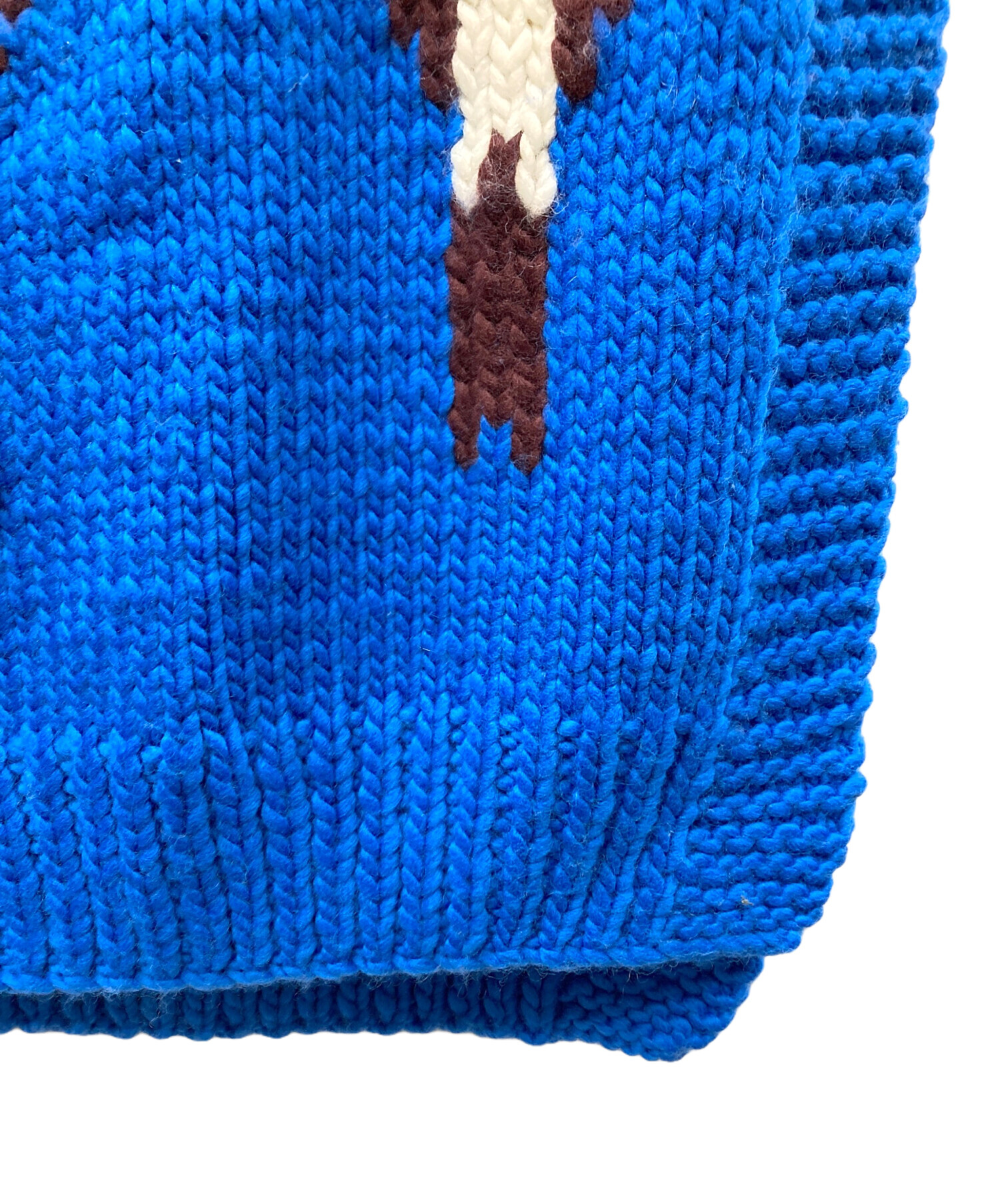 中古・古着通販】oll kyoto (オール キョウト) ORTEGA MOTIF HAND KNIT  
