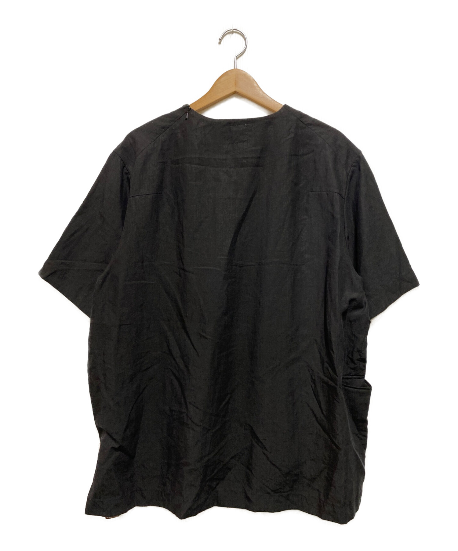 SUNSEA (サンシー) Belted Linen T ブラック サイズ:2