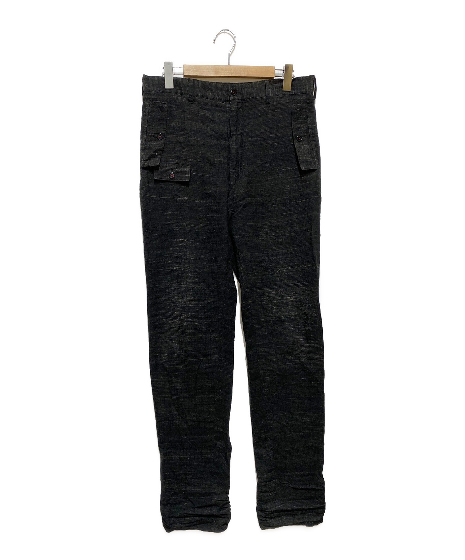 中古・古着通販】YOHJI YAMAMOTO (ヨウジヤマモト) シルクネップパンツ 