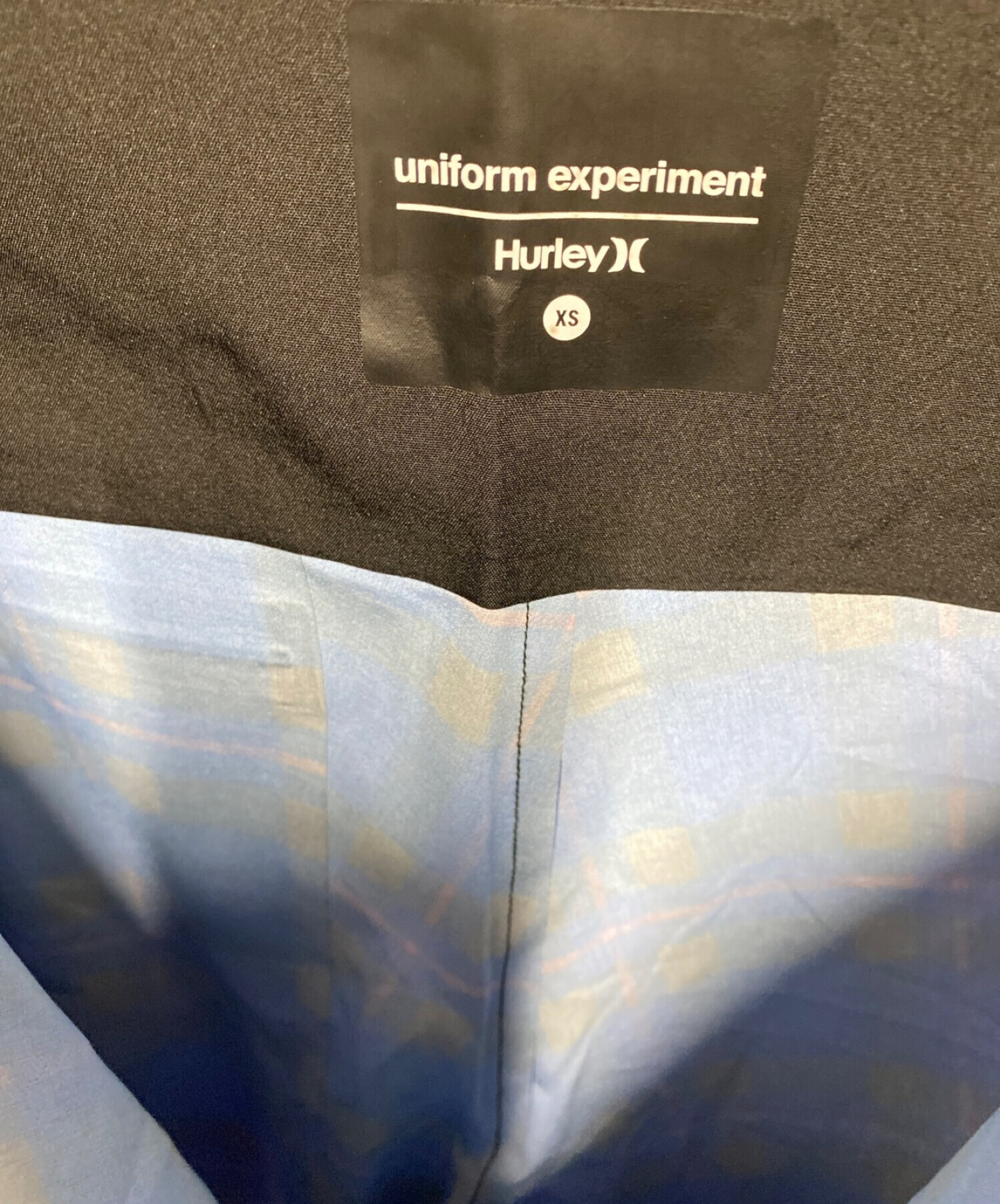 uniform experiment×Hurley (ユニフォーム エクスペリメント×ハーレイ) PHANTOM PLAID BOARD SHORTS  ブルー サイズ:XS 未使用品
