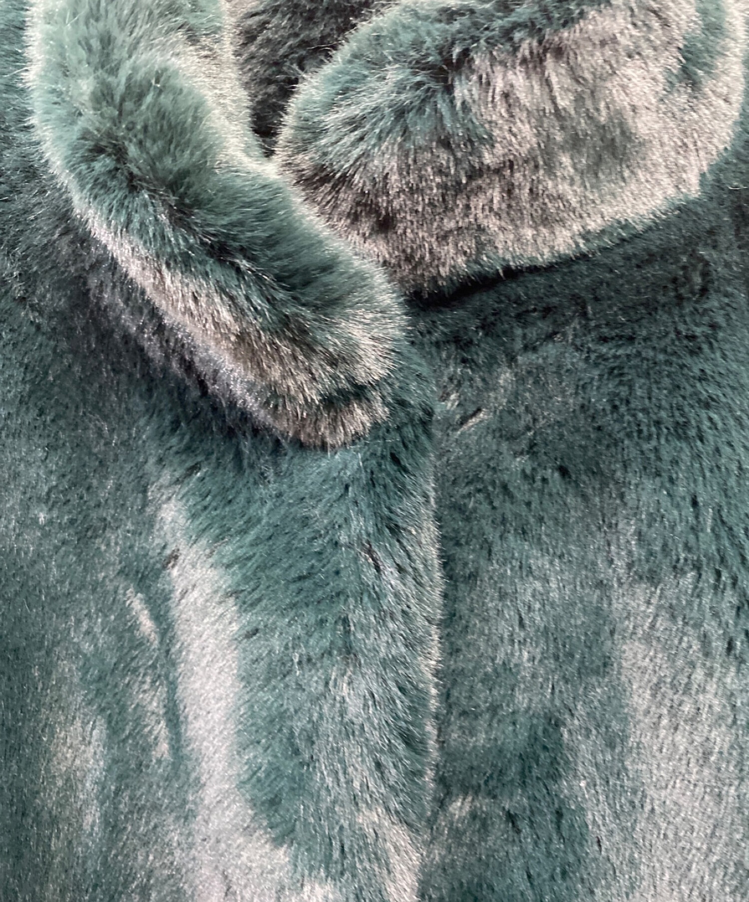 中古・古着通販】RANDEBOO (ランデブー) Melt fake fur coat グリーン
