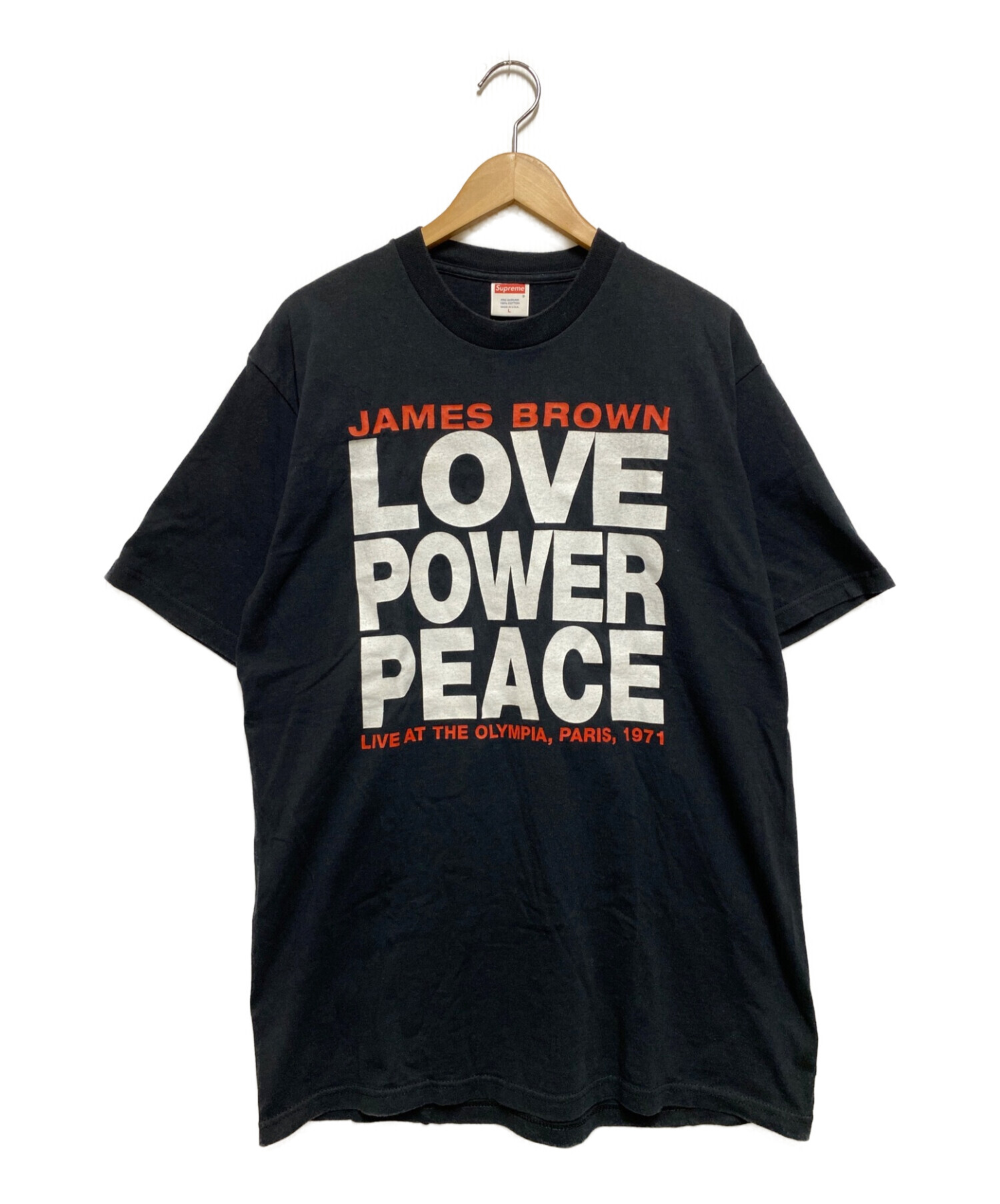 SUPREME (シュプリーム) 02SS Love Power Peace Tee ブラック サイズ:L