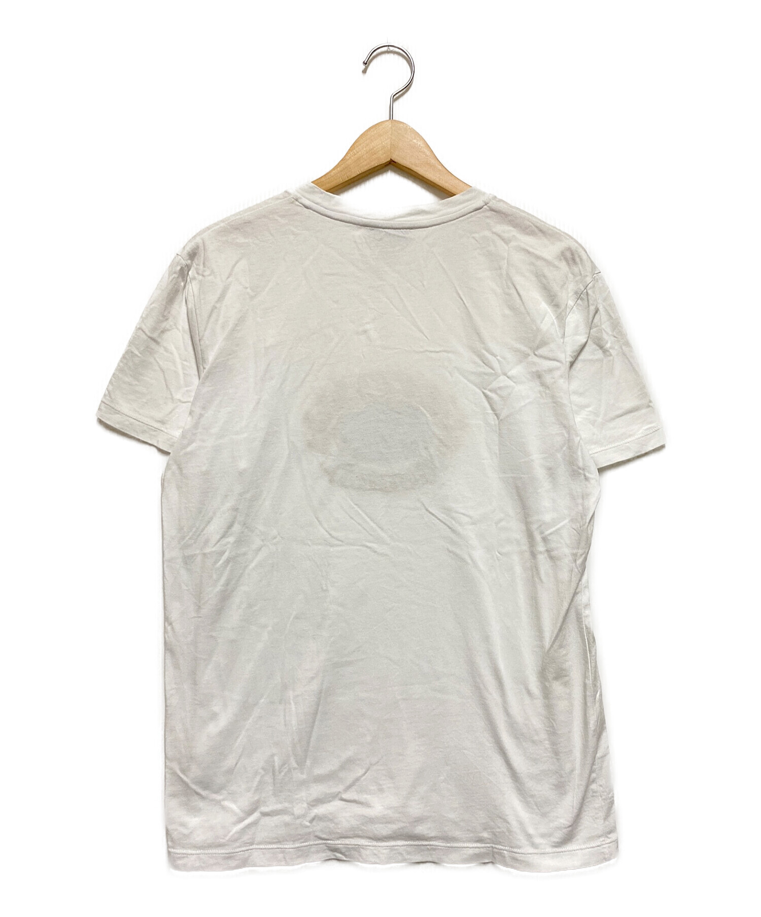 中古・古着通販】BURBERRY (バーバリー) アイコン刺繍Tシャツ ホワイト