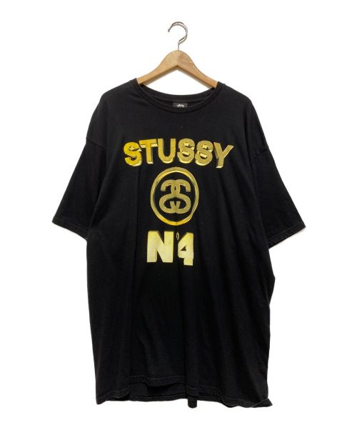 中古・古着通販】stussy (ステューシー) プリントTシャツ ブラック