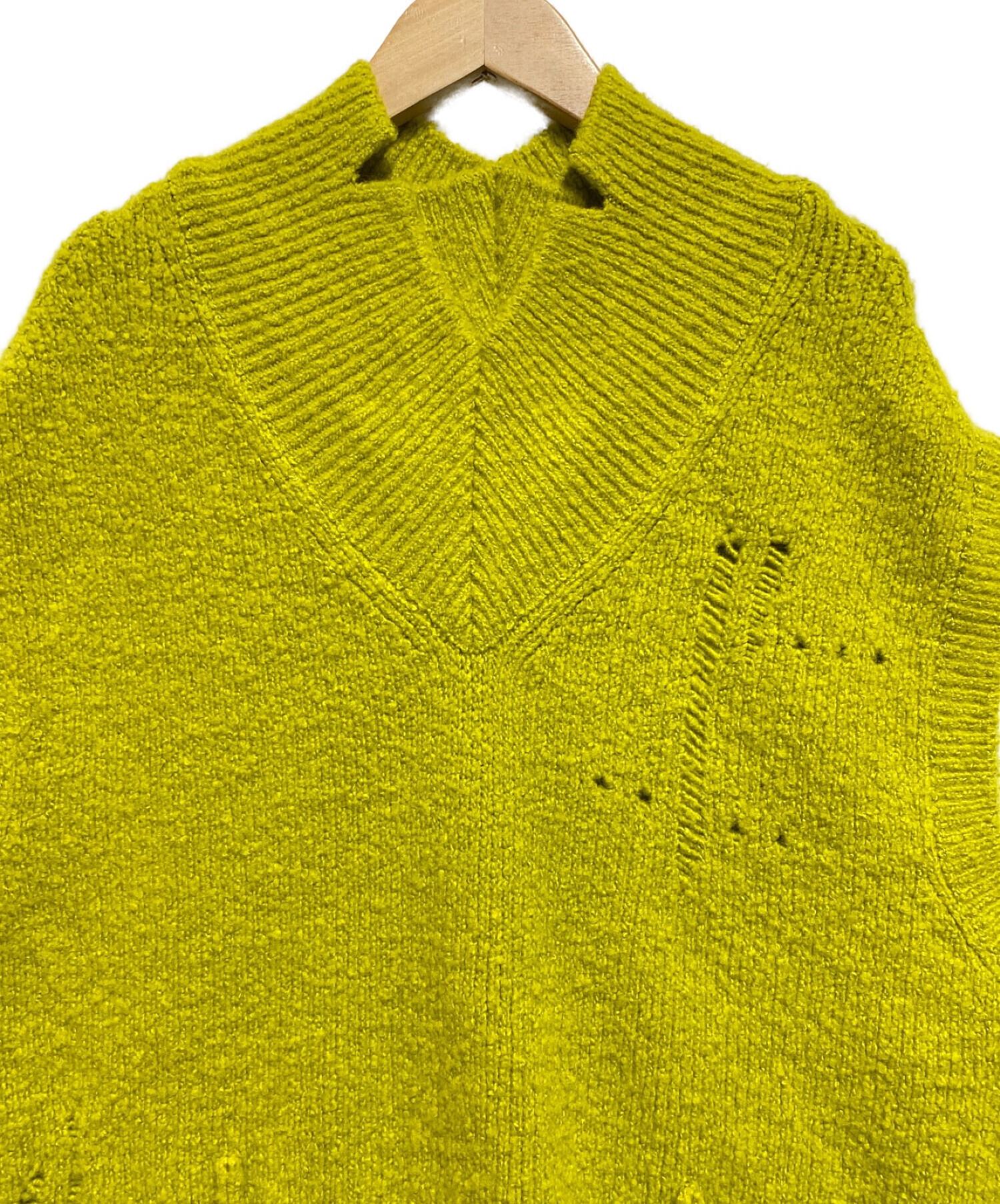 肩幅約50cm新品未使用　IRENE whole garment knit vest