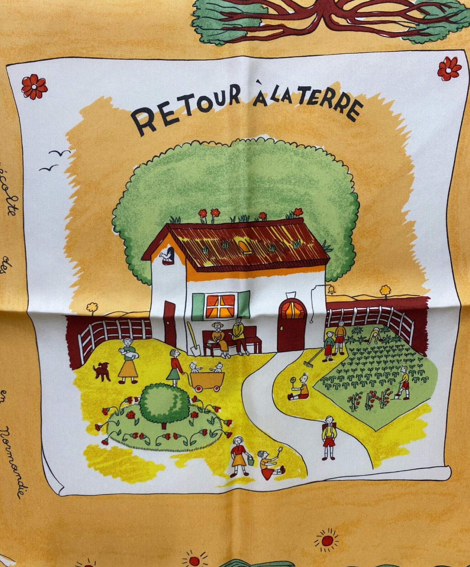 中古・古着通販】HERMES (エルメス) カレ90 RETOUR A LA TERRE 