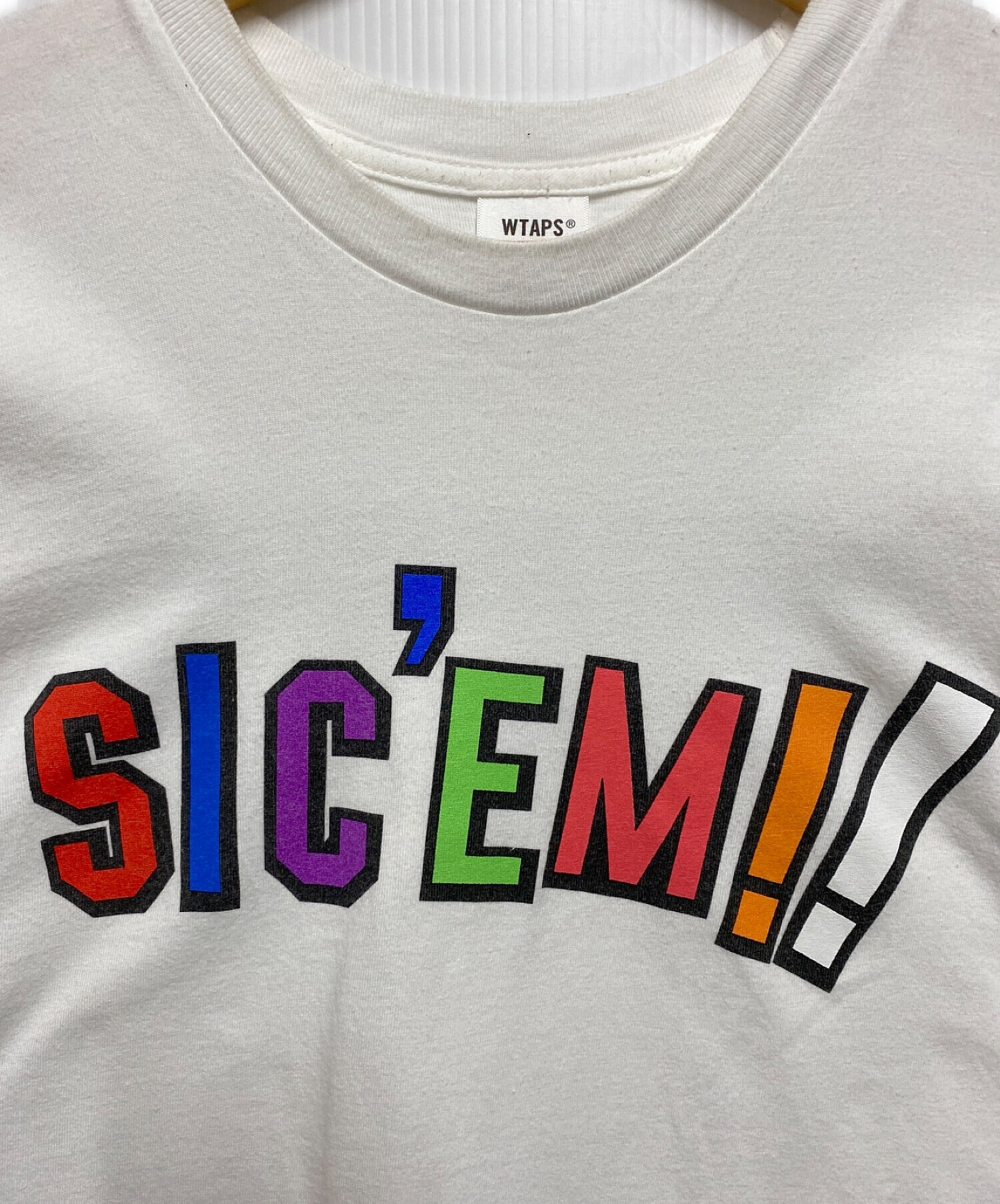 SUPREME (シュプリーム) WTAPS (ダブルタップス) Sic'em Tシャツ ホワイト サイズ:L