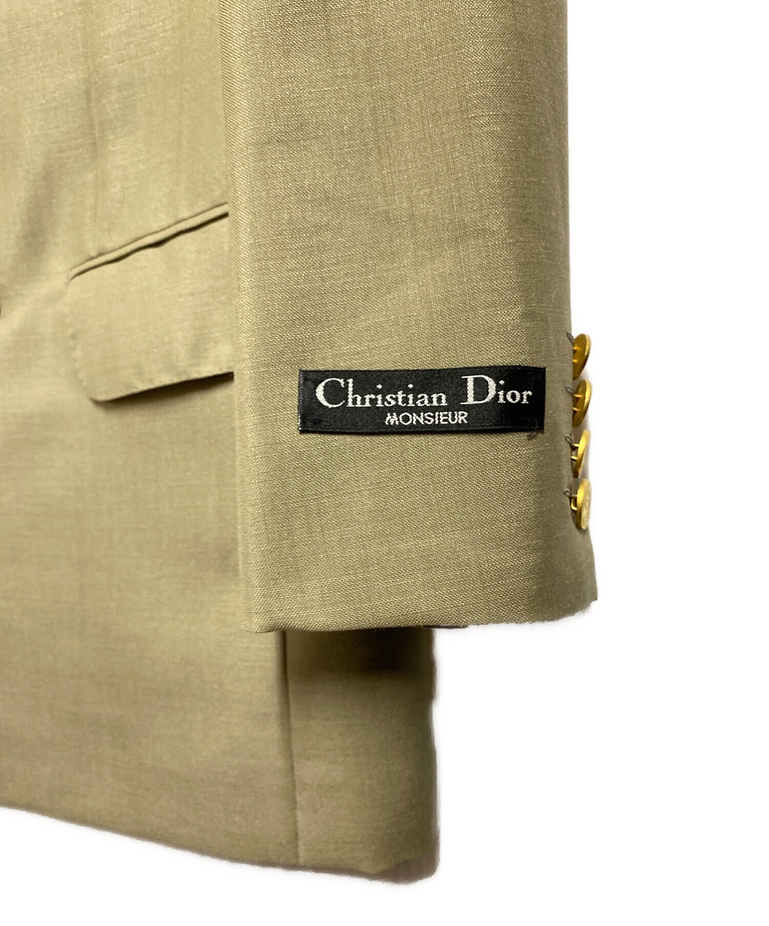 中古・古着通販】Christian Dior (クリスチャン ディオール) 金釦