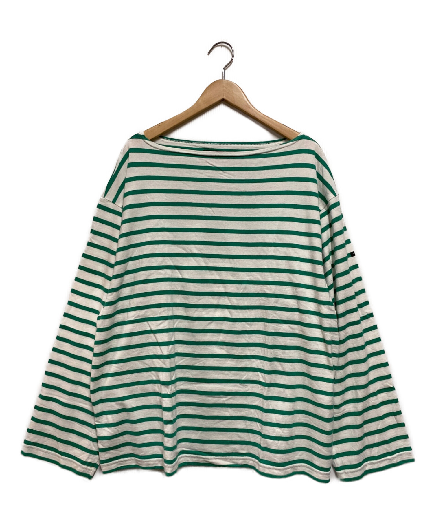 OUTIL (ウティ) バスクシャツ グリーン サイズ:2