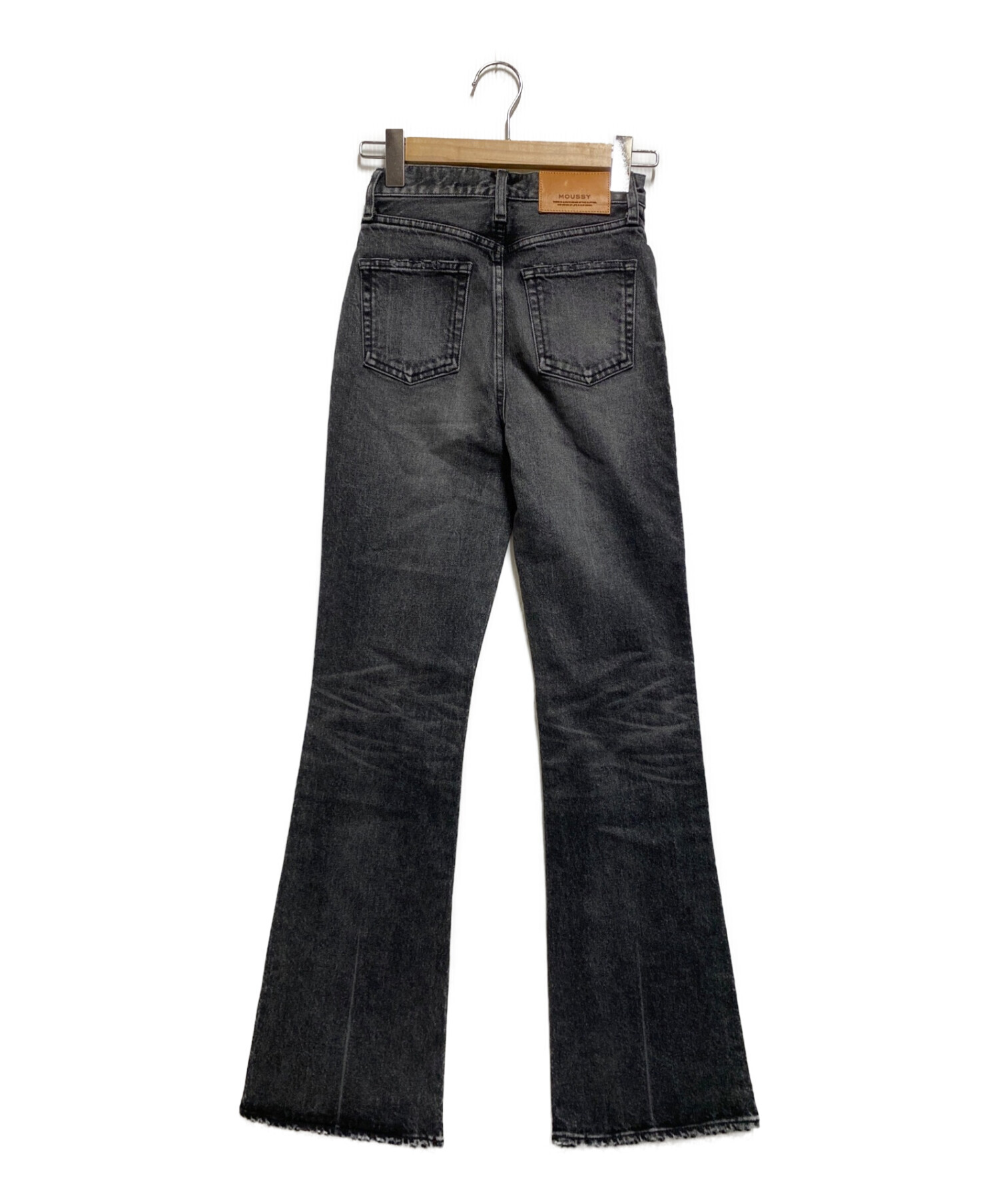 中古・古着通販】moussy (マウジー) MVS BLACK FLARE ブラック サイズ 