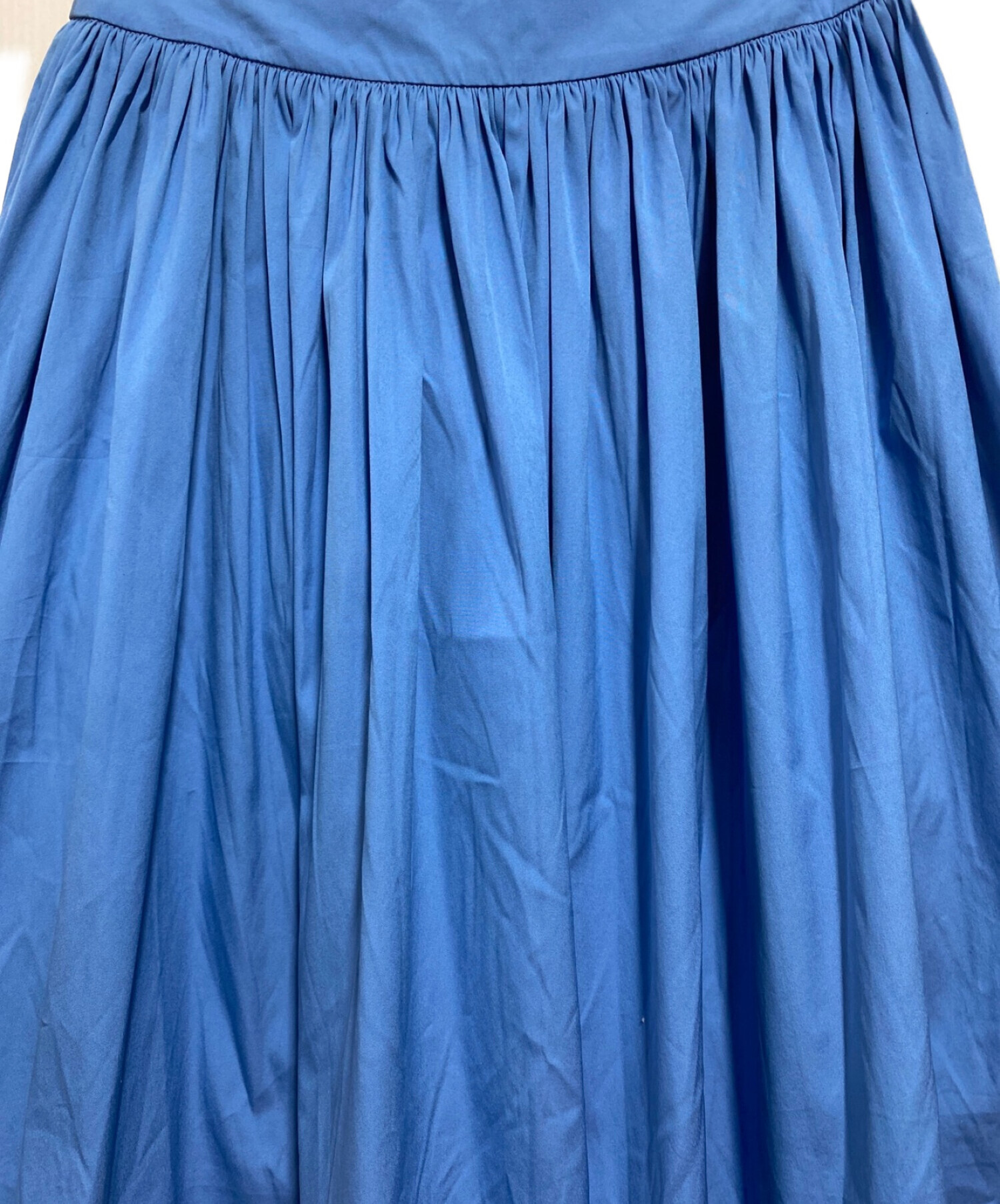 PRADA (プラダ) フレアスカート ブルー サイズ:36