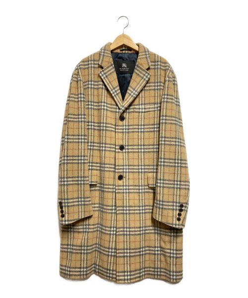 BLACK LABEL ブラックレーベル 羊毛 ファーチェスターコート/LL 中古