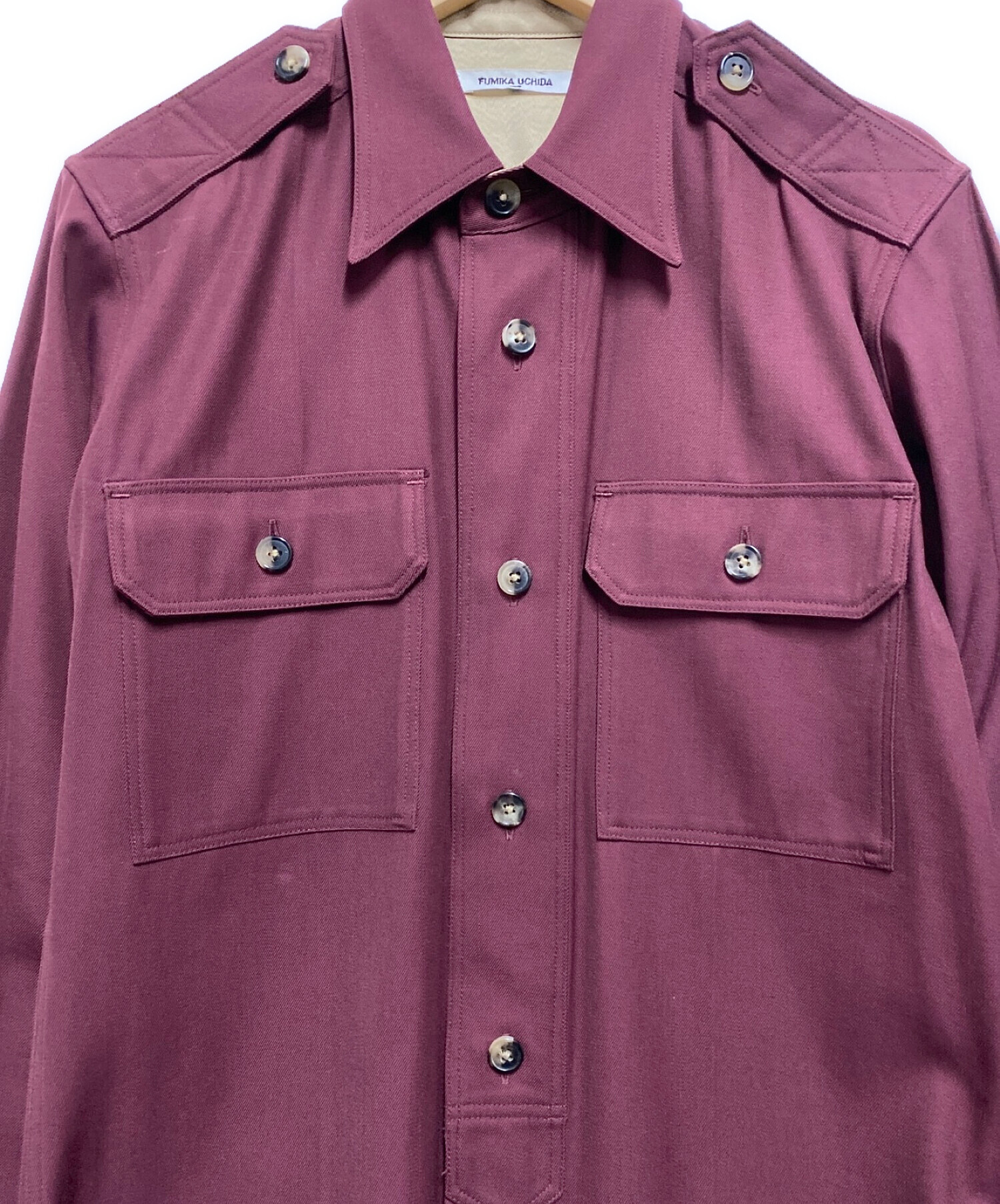 最終値下げ！！fumika uchida フミカウチダ　ジャケット　ジャンパー FUMIKA UCHIDA フミカウチダ 通販 NYLON HOODED PULLOVER WINDBREAKER