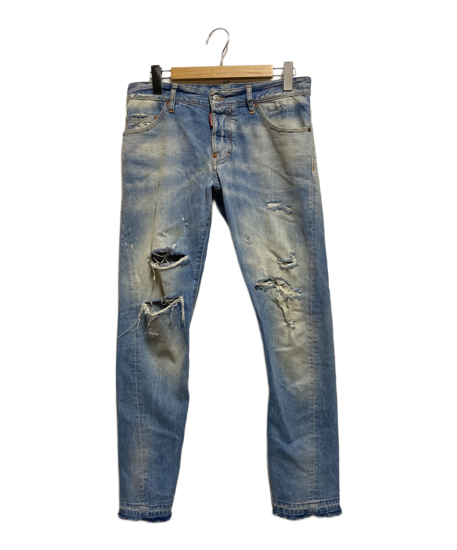 中古・古着通販】DSQUARED2 (ディースクエアード) クラッシュデニム 
