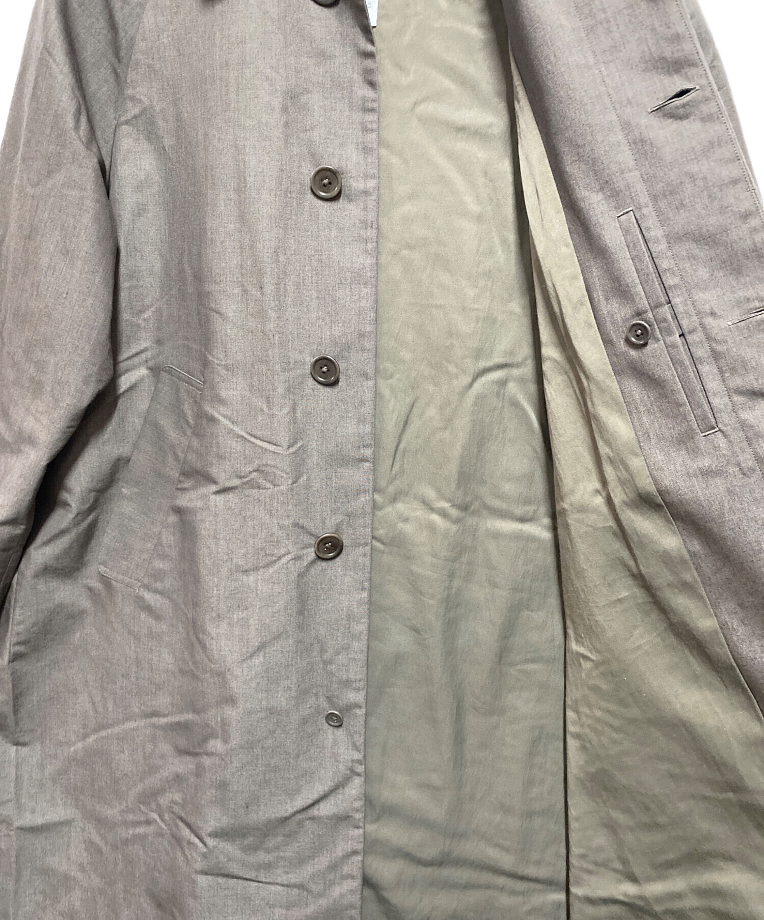 中古・古着通販】YAECA (ヤエカ) SOUTIEN COLLAR COAT STANDARD 