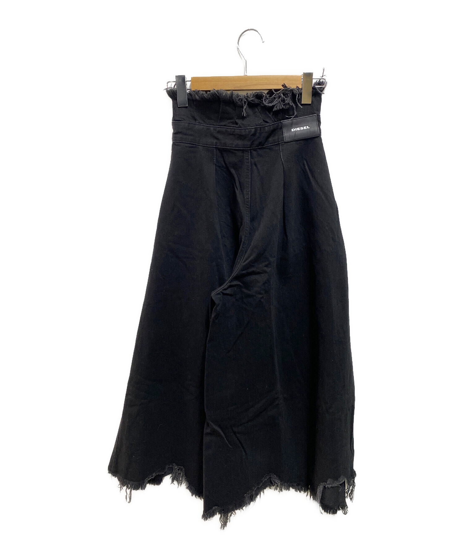 中古・古着通販】DIESEL (ディーゼル) クラッシュワイドブラックデニム 