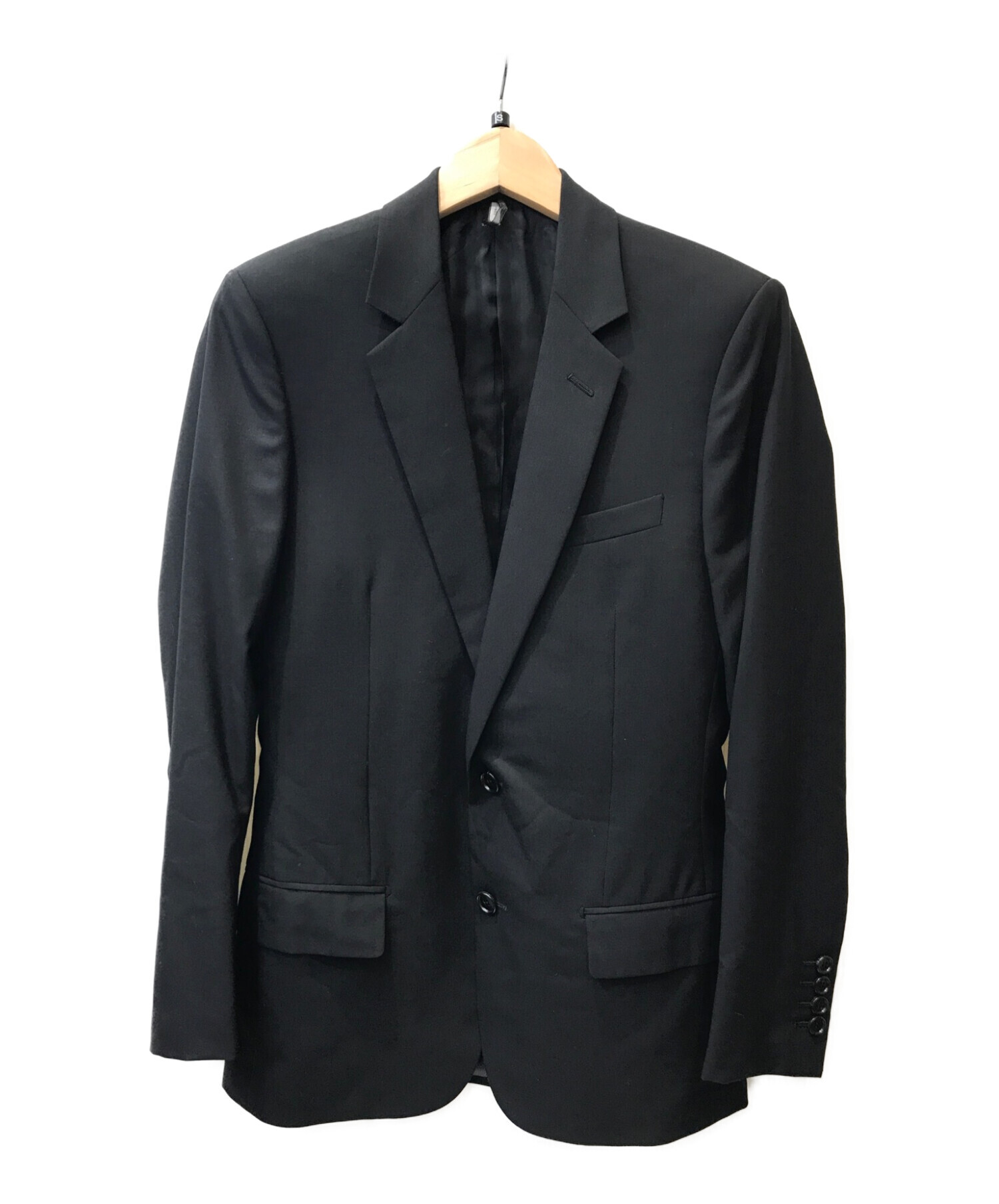 エディ期】Dior Hommeスーツ セットアップ ジャケット 44 ブラック-