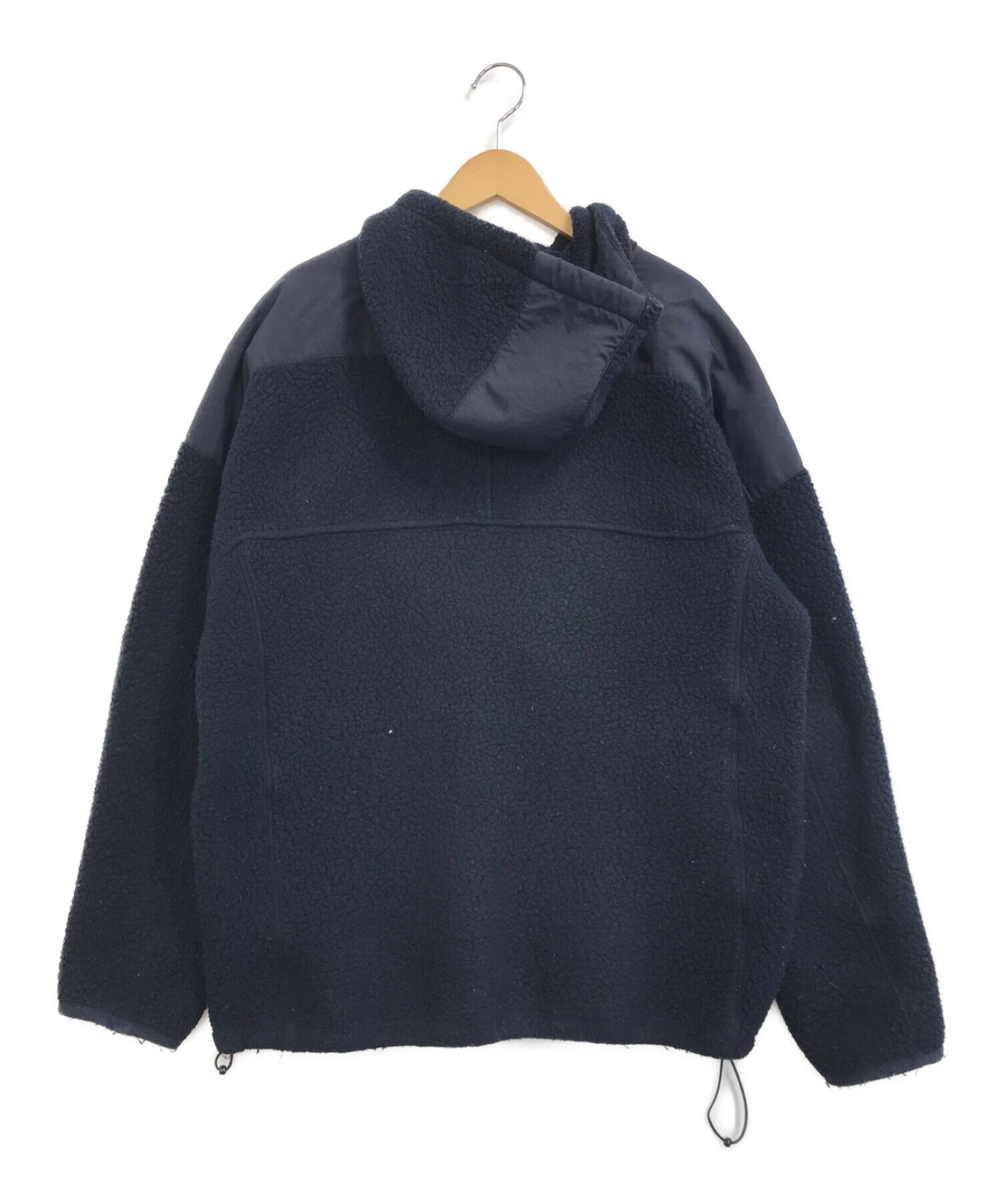 SUPREME (シュプリーム) Polartec Hooded Half Zip Pullover ネイビー サイズ:XL