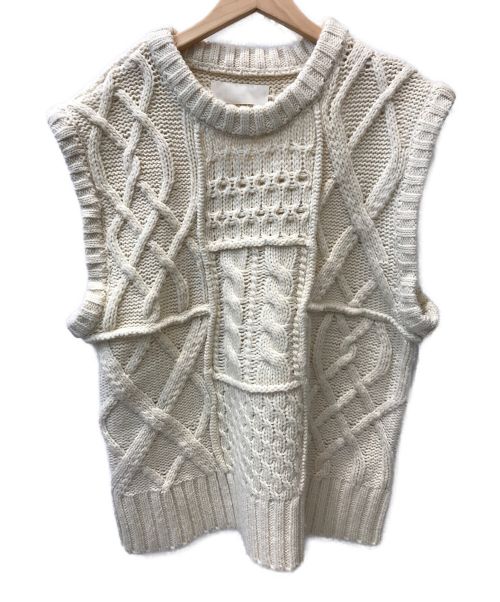 todayful cable knit vest