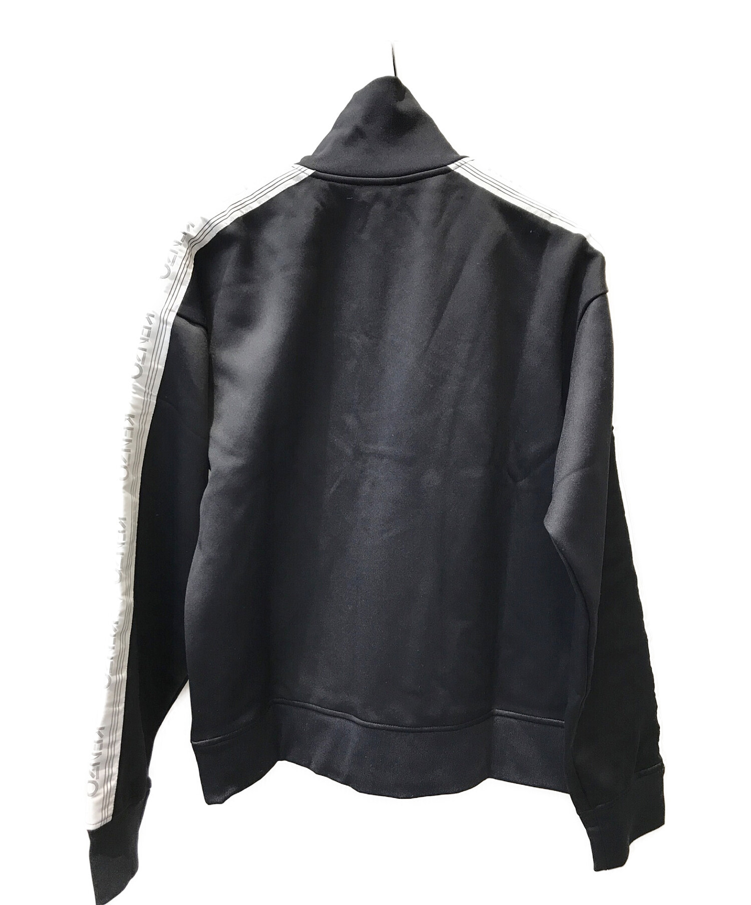 KENZO (ケンゾー) Zipped high-neck woven jacket / トラックジャケット ジャージ ブラック サイズ:XS 未使用品