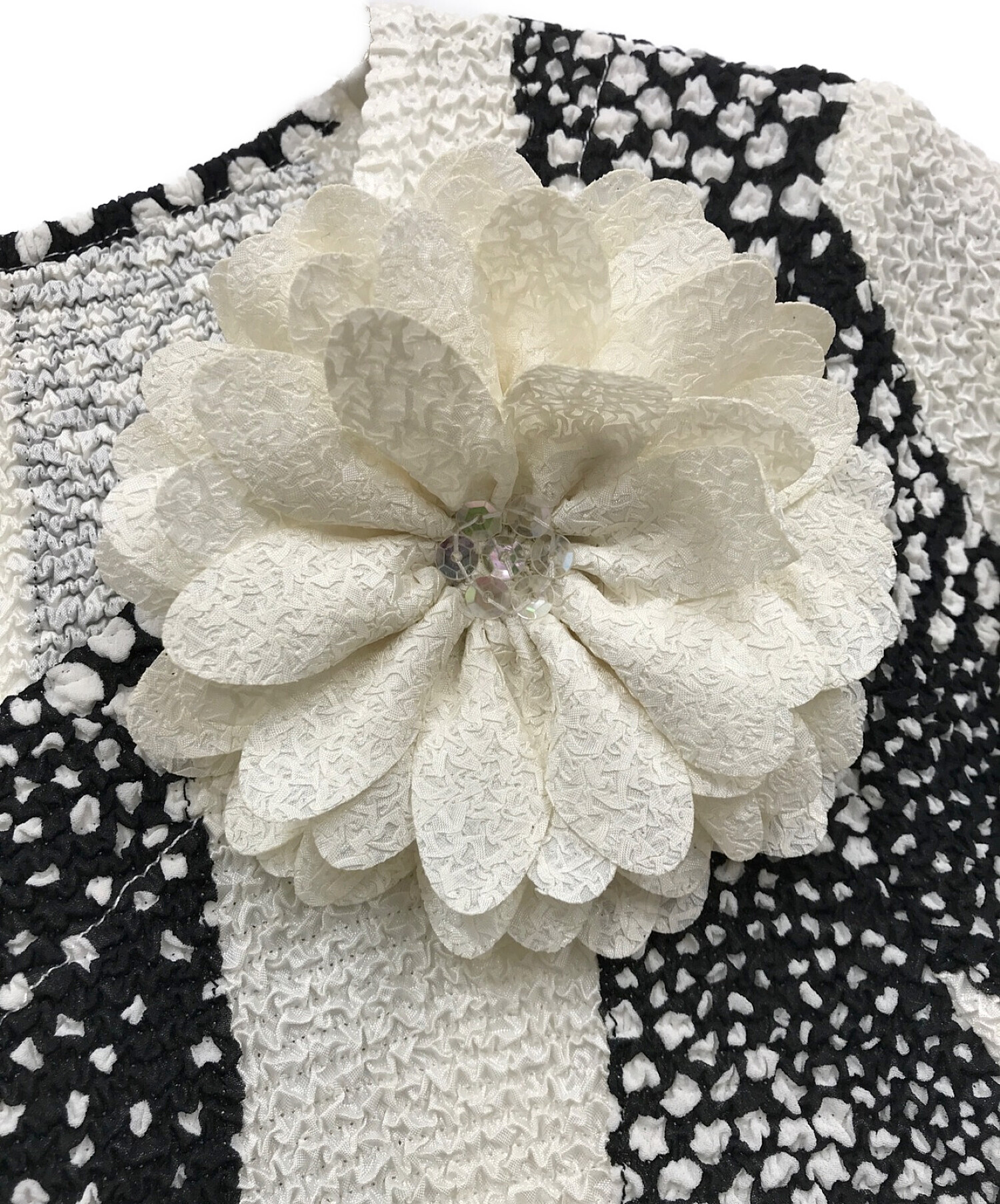 NOKO OHNO (ノコ オーノ) 装飾ワッシャージャケット ホワイト サイズ:42 未使用品