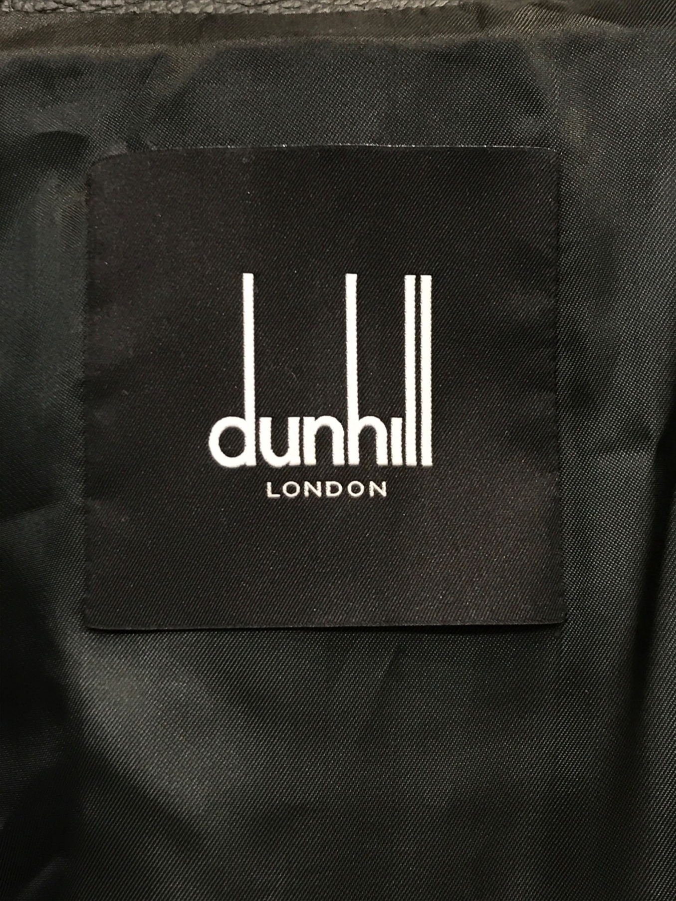 中古・古着通販】dunhill (ダンヒル) シングルレザージャケット グレー