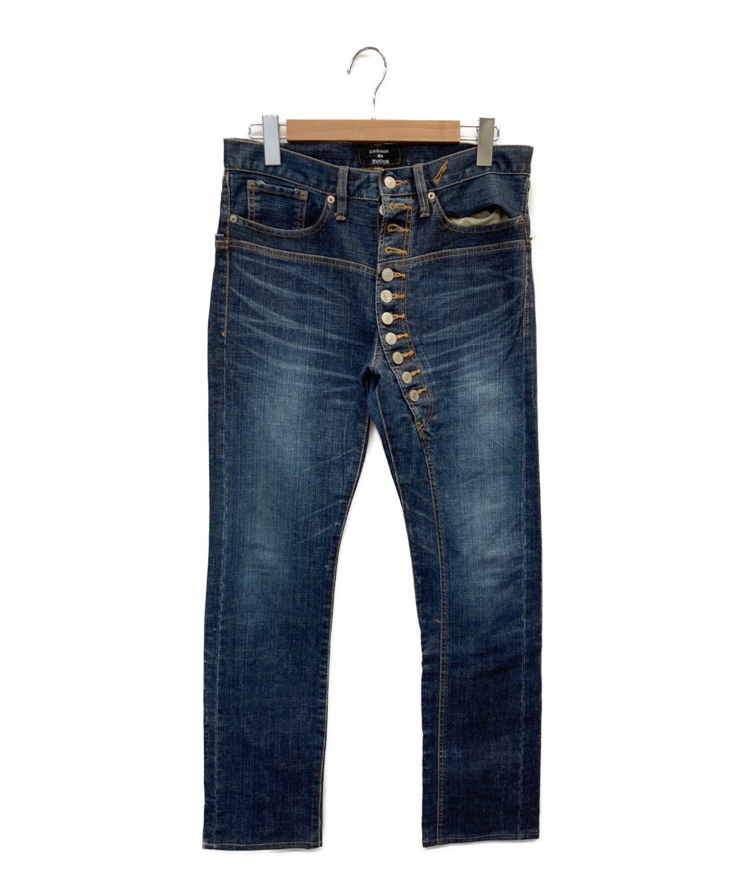 美品 CABANE de ZUCCA パンツ デニム サイズL ジーンズ 日本製 美品 CABANE de ZUCCA パンツ デニム サイズL ジーンズ 日本製