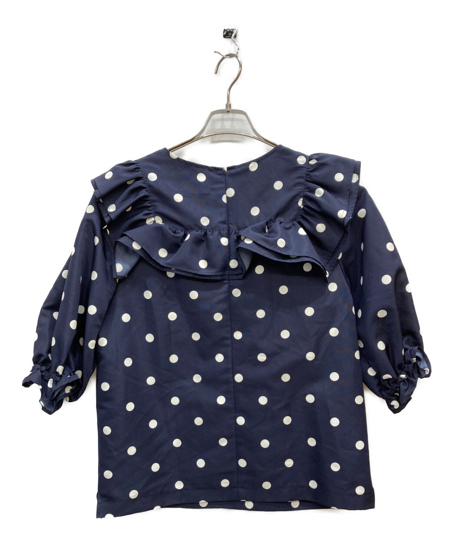 未使用に近い　美品　ohga オオガ　パターンブラウス 中古・古着通販】OHGA (オオガ) ブラウス ホワイト サイズ:FREE