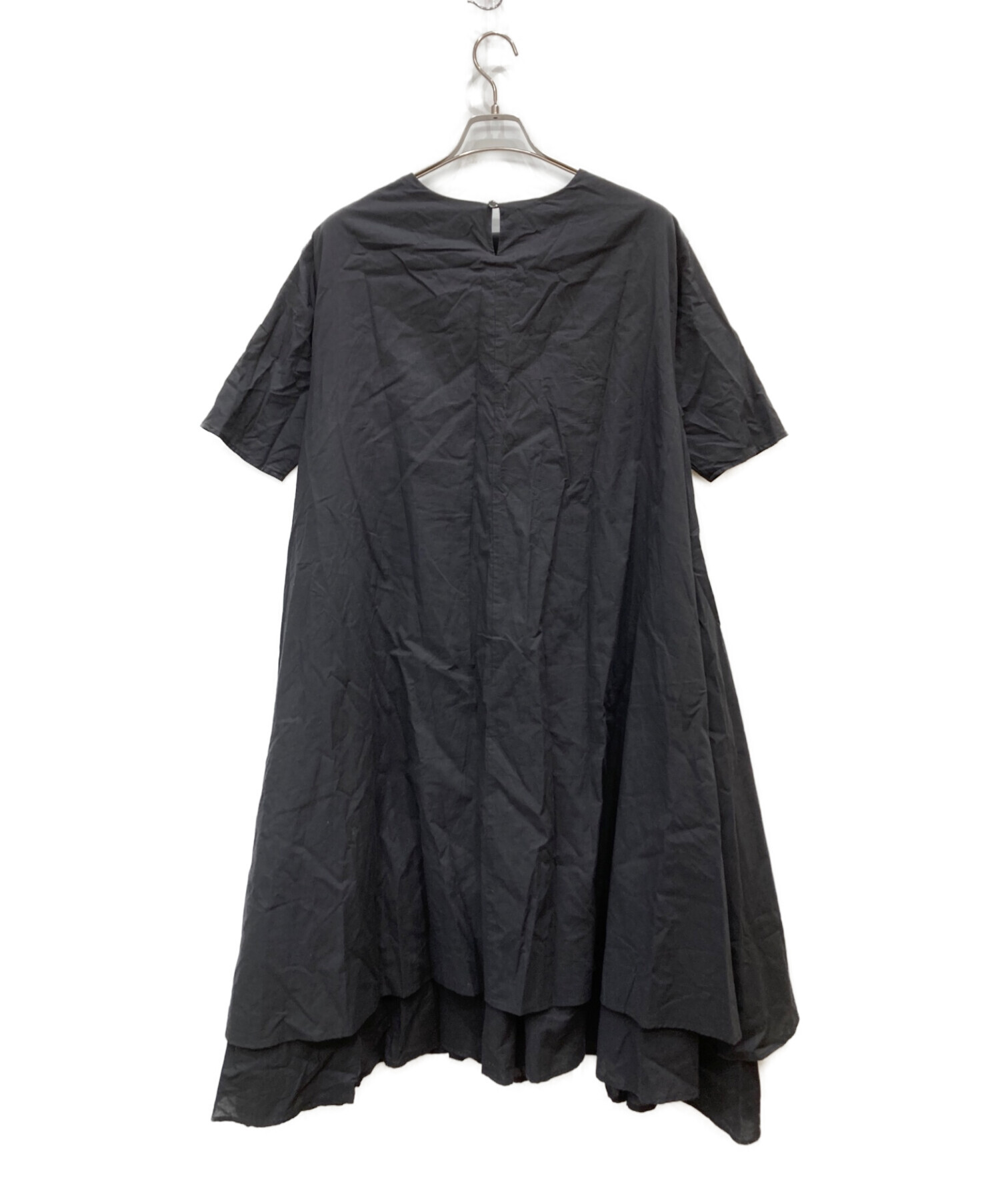 中古・古着通販】かぐらや (カグラヤ) ワンピース ブラック サイズ:M 