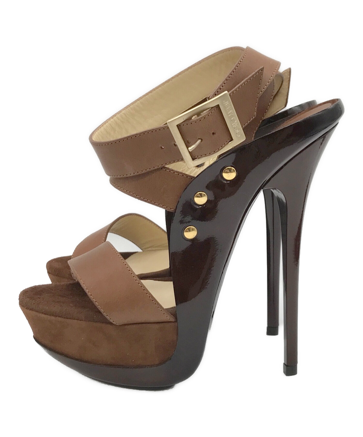 JIMMY CHOO パンプス(ブラウン)