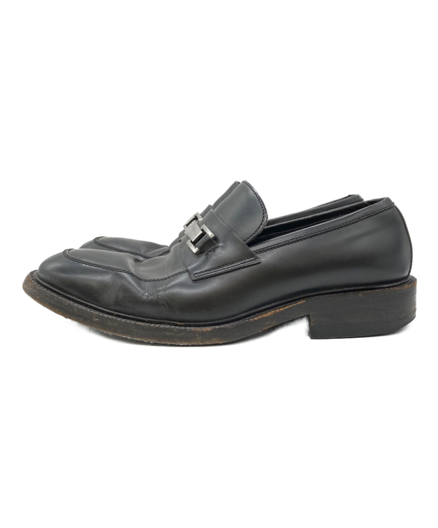 中古・古着通販】GUCCI (グッチ) ビットローファー ブラック サイズ:40 