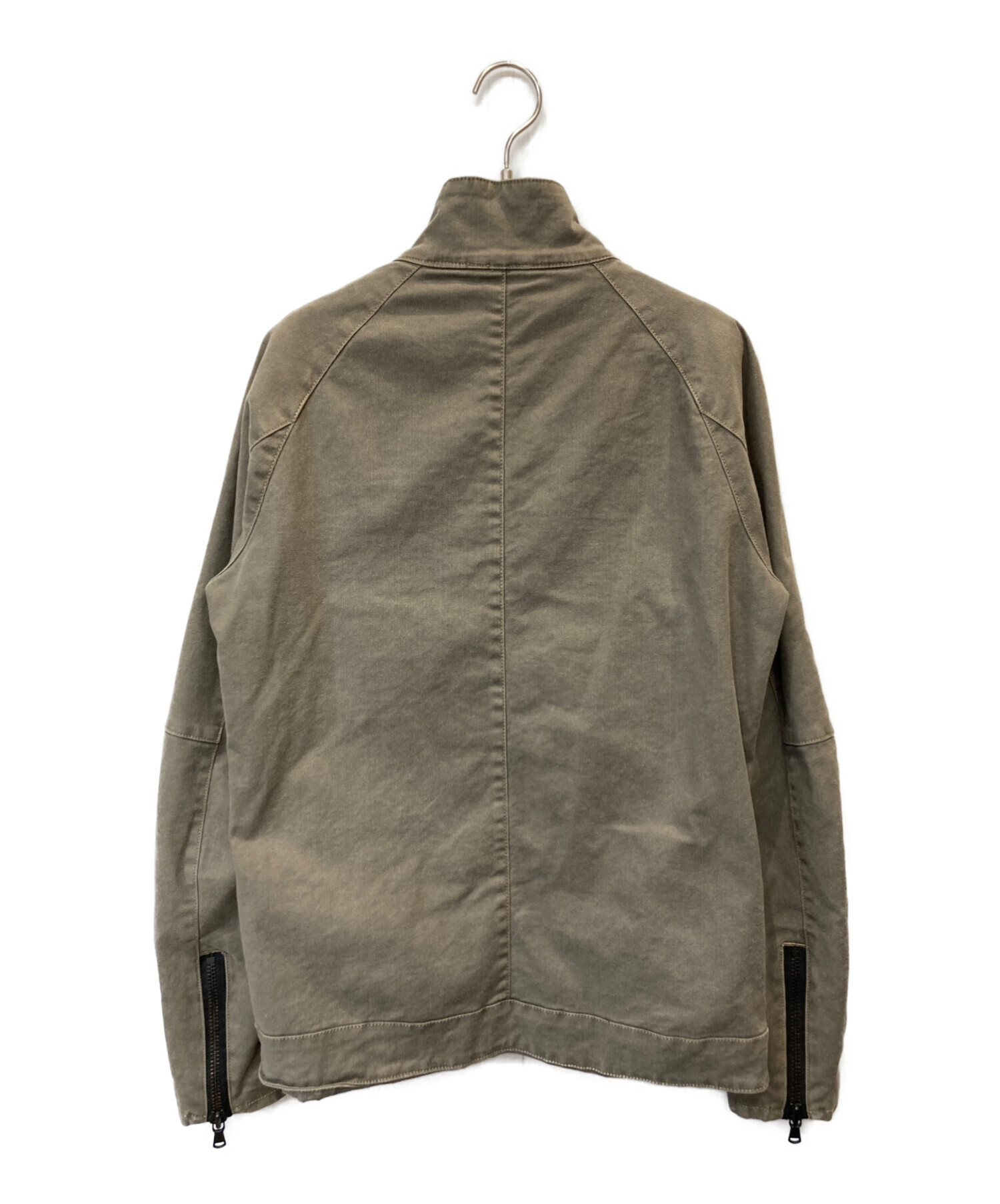 G04210 未使用品 RIPVANWINKLE レザーライダースジャケット：3 済まそ