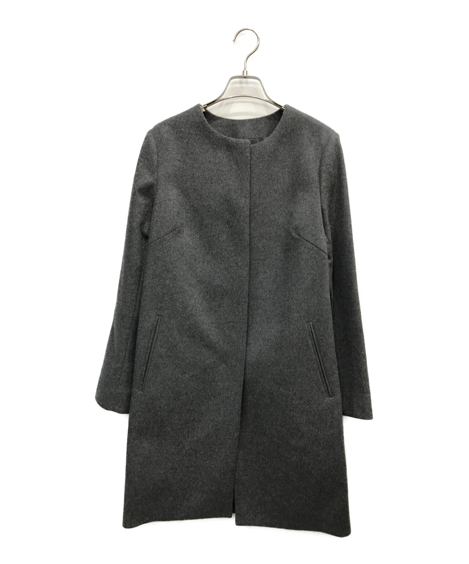 中古・古着通販】UNTITLED (アンタイトル) カシミヤ混比翼ロングコート 