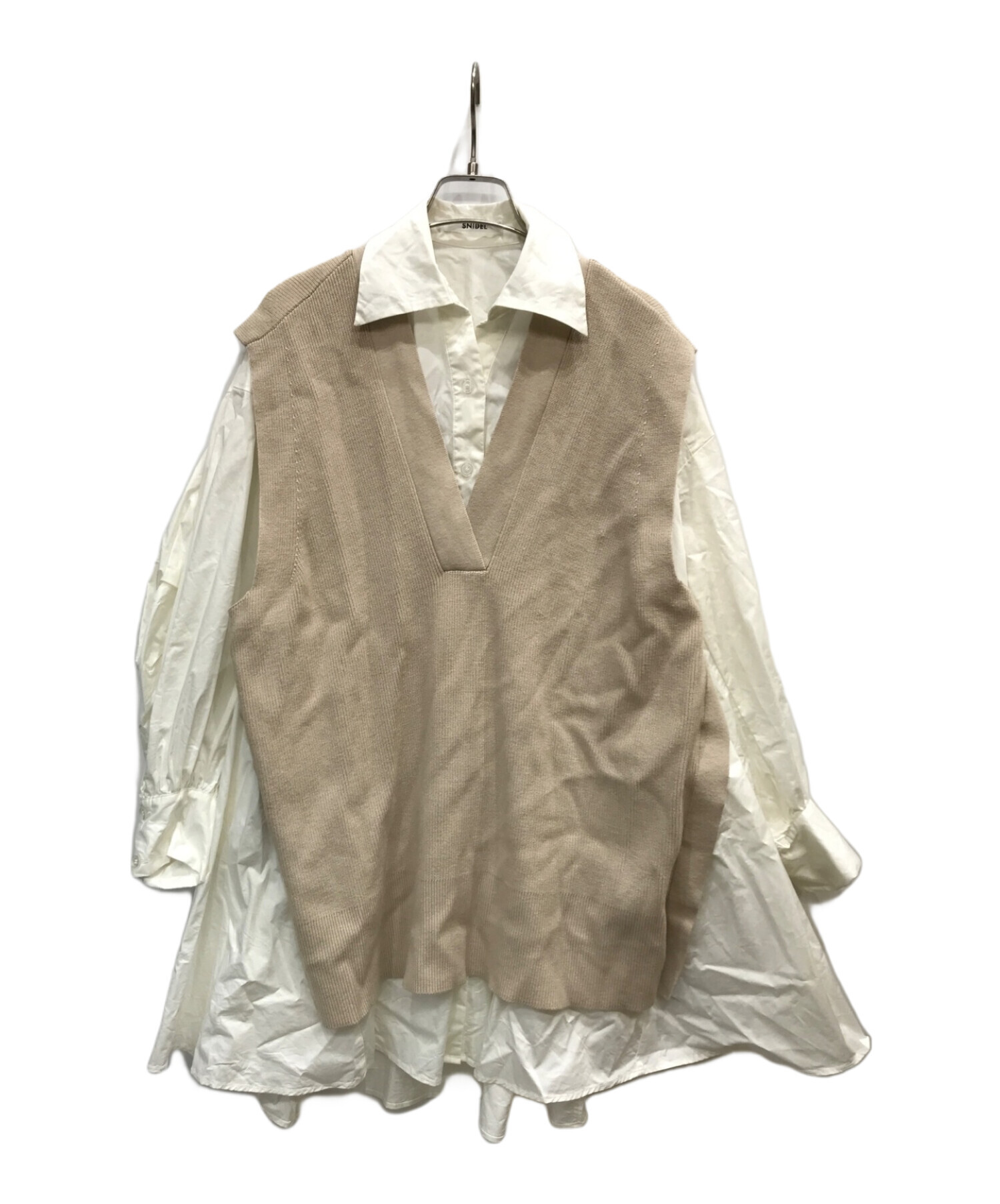 中古・古着通販】Snidel (スナイデル) ベストレイヤードミニワンピース 