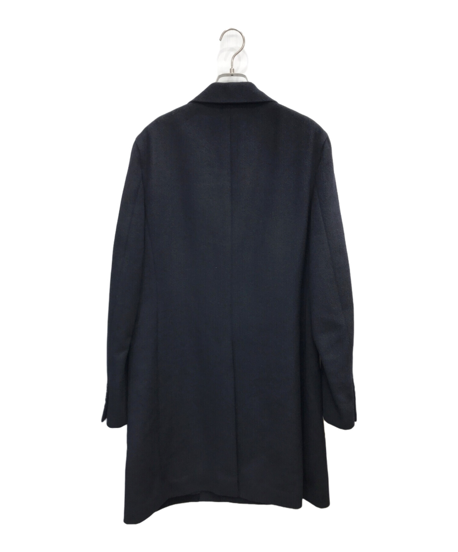 Aquascutum ネイビー チェスターコート