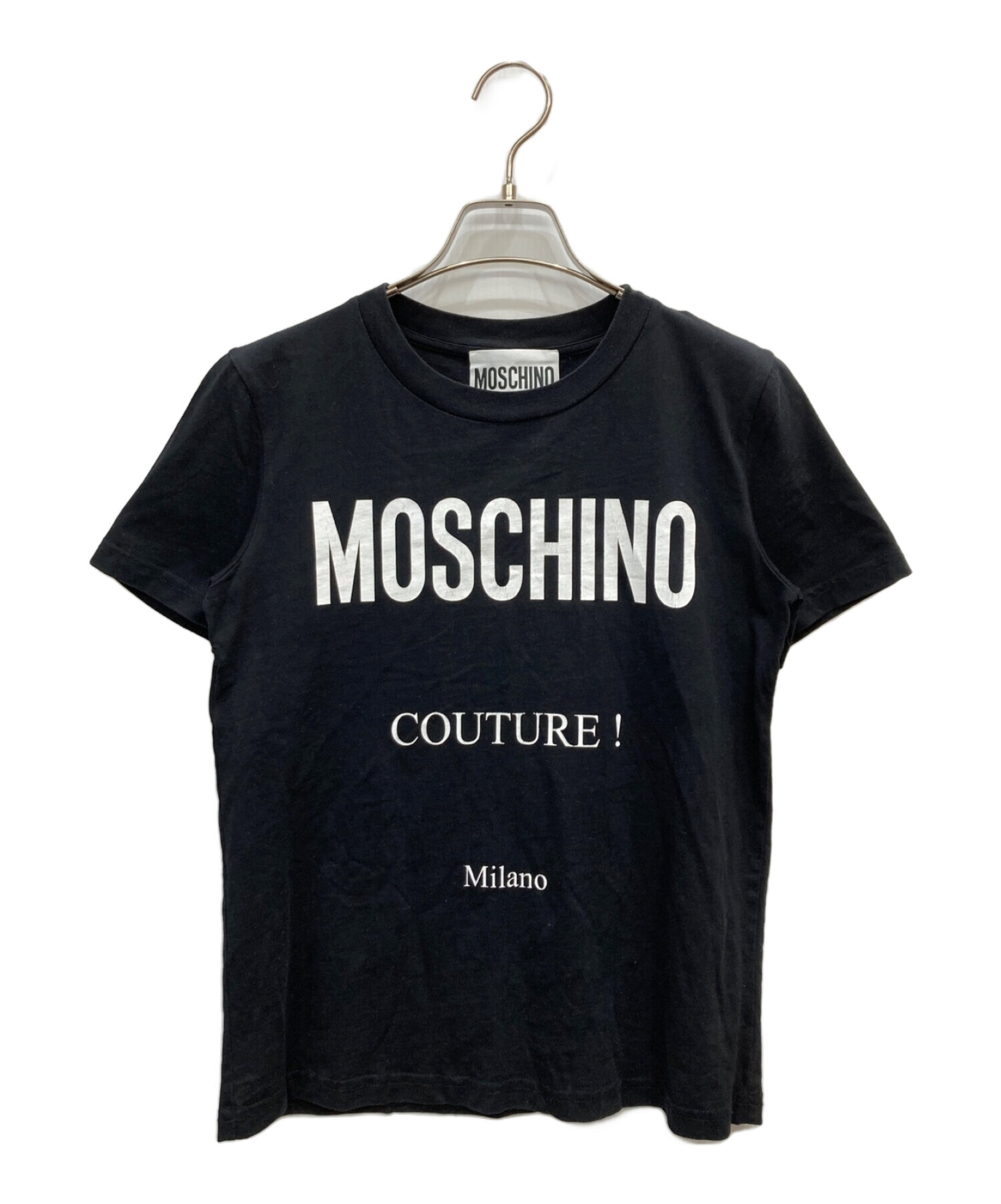 中古・古着通販】MOSCHINO (モスキーノ) Tシャツ ブラック サイズ:表記 