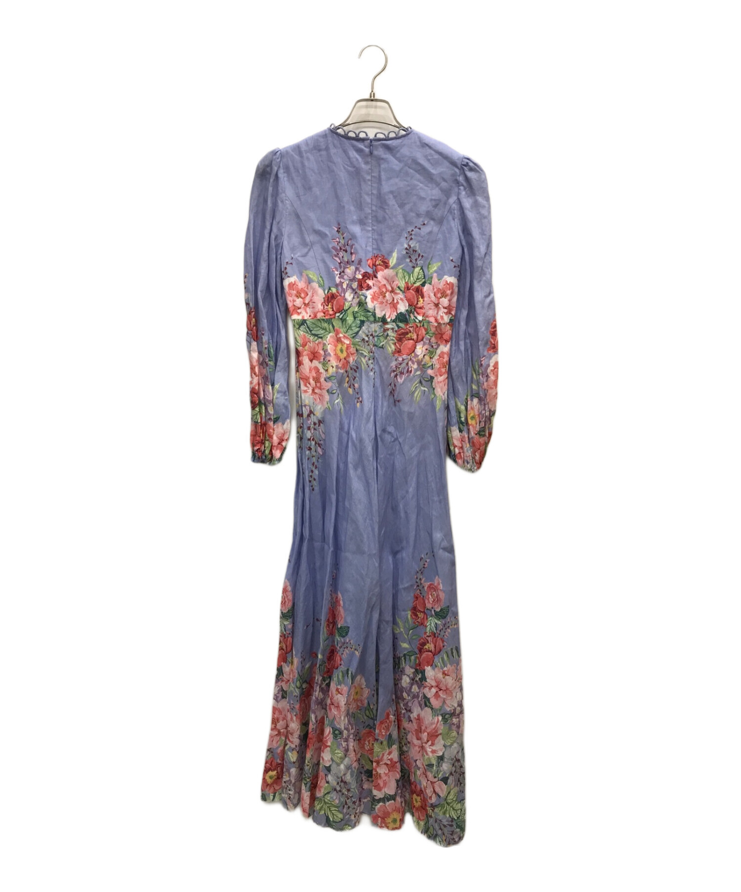 中古・古着通販】ZIMMERMANN (ジマーマン) 花柄リネンワンピース 