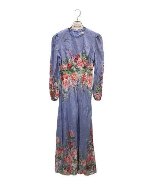 中古・古着通販】ZIMMERMANN (ジマーマン) 花柄リネンワンピース 