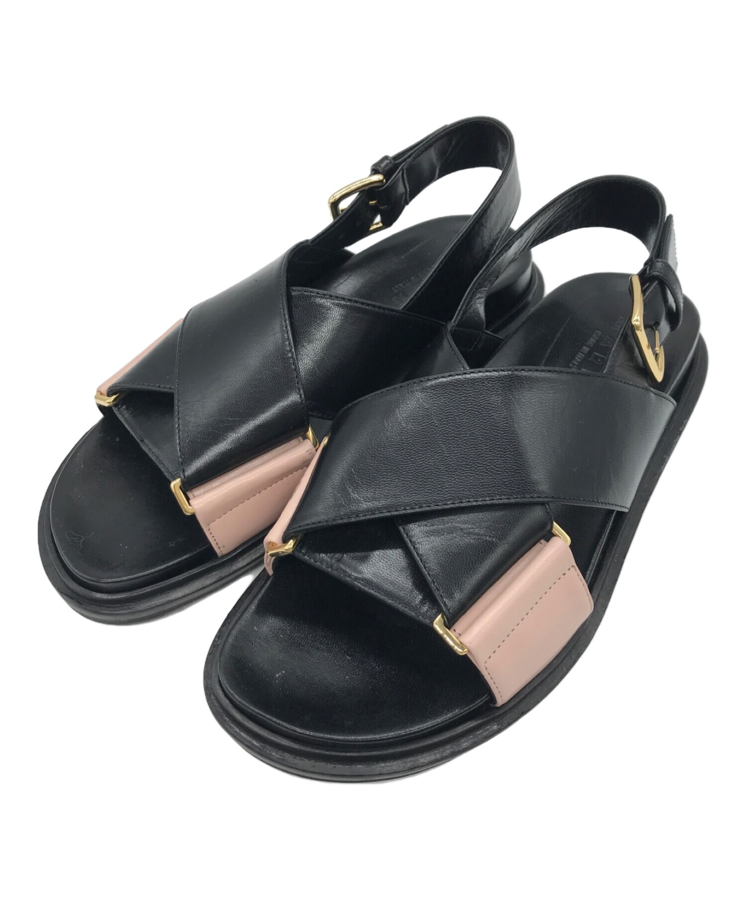 マルニ marni MARNI フスベットサンダルブラック 37