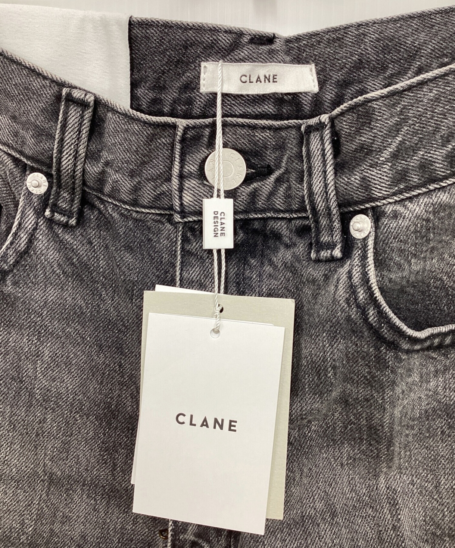 中古・古着通販】CLANE (クラネ) RING DENIM PANTS グレー サイズ:SIZE 